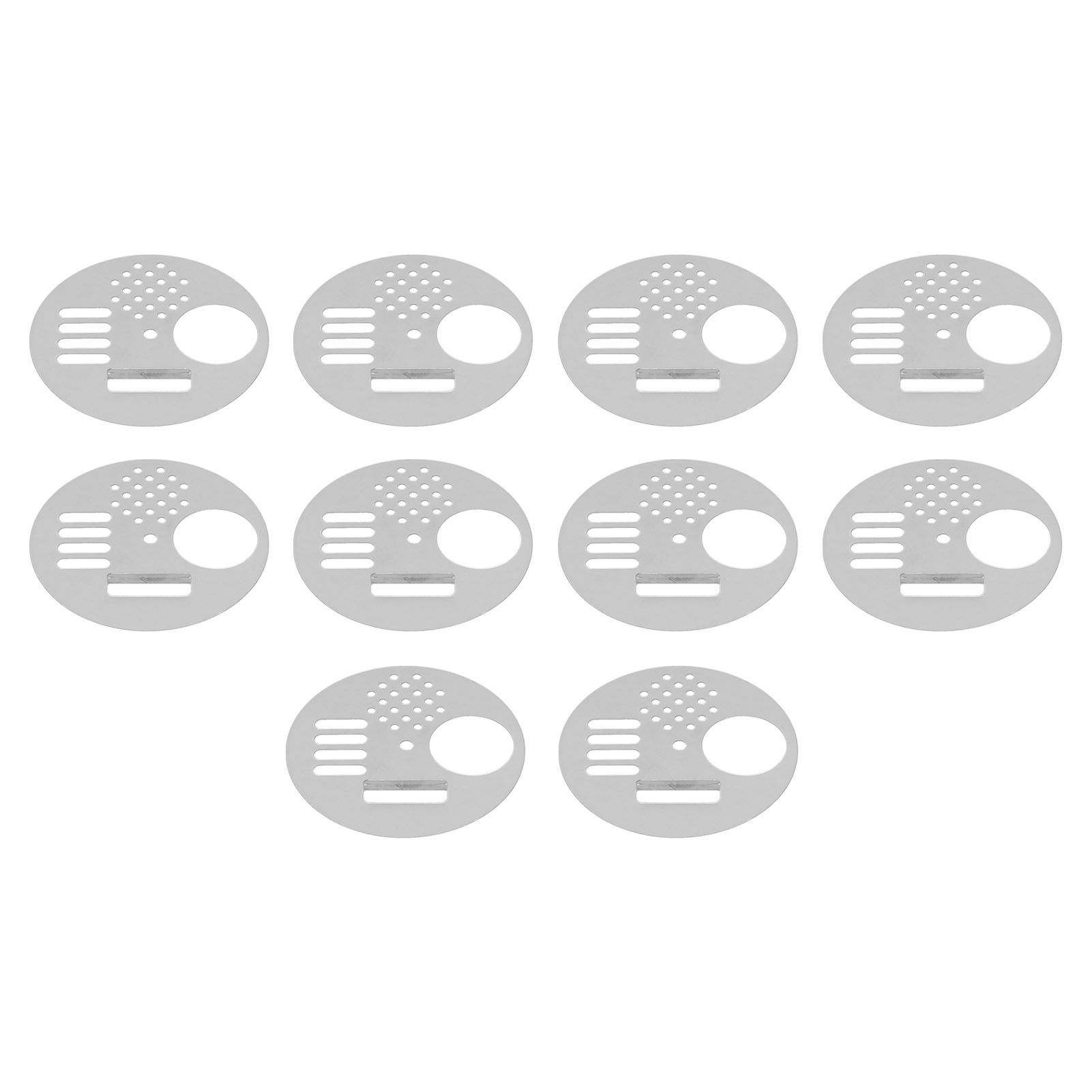 10Pcs Round Beehive Door Stainless Steel 6.8cm Rotatable Efficient High view 10