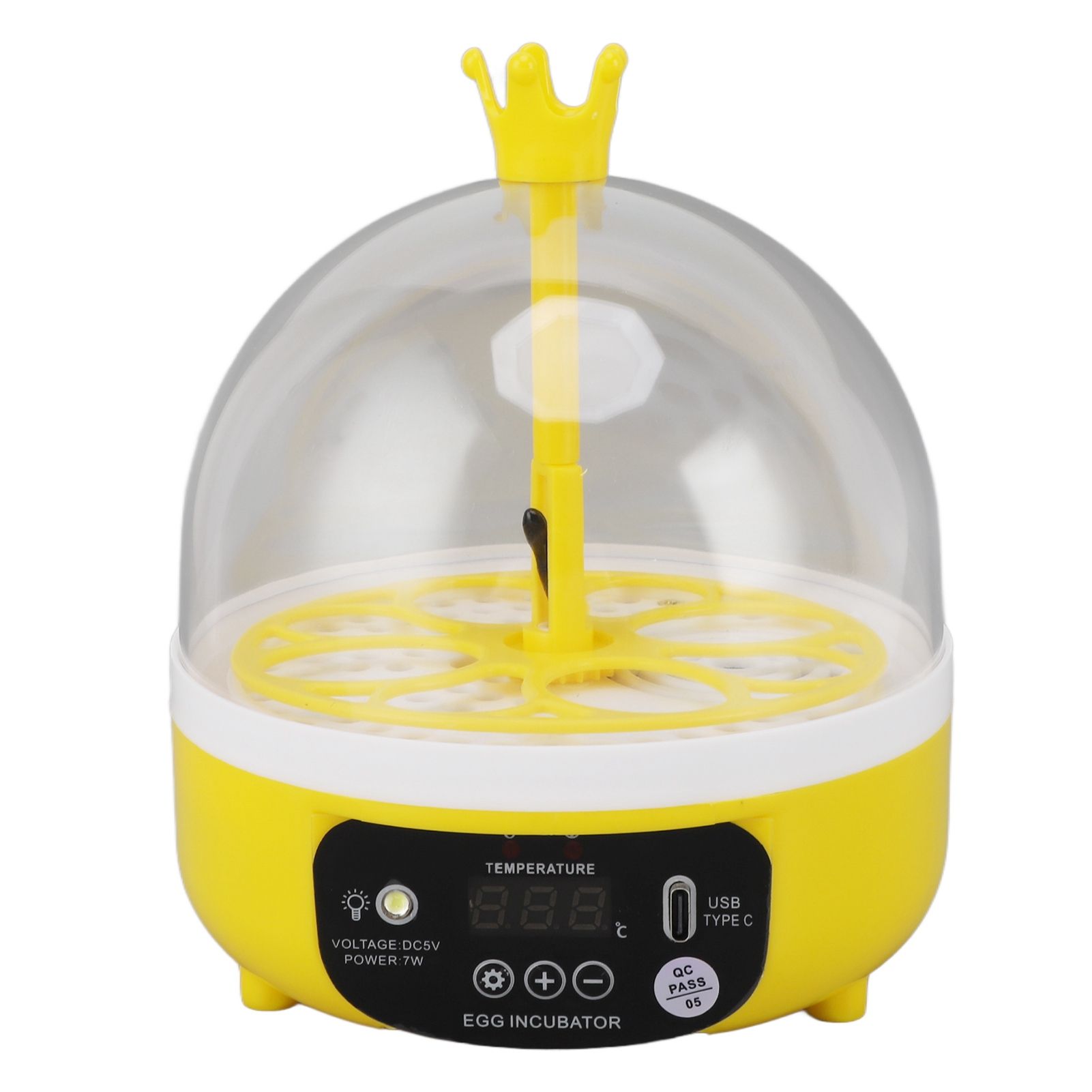 Mini Egg Incubator for Home Automatic Temperature Humidity Control 4 Eggs view 2