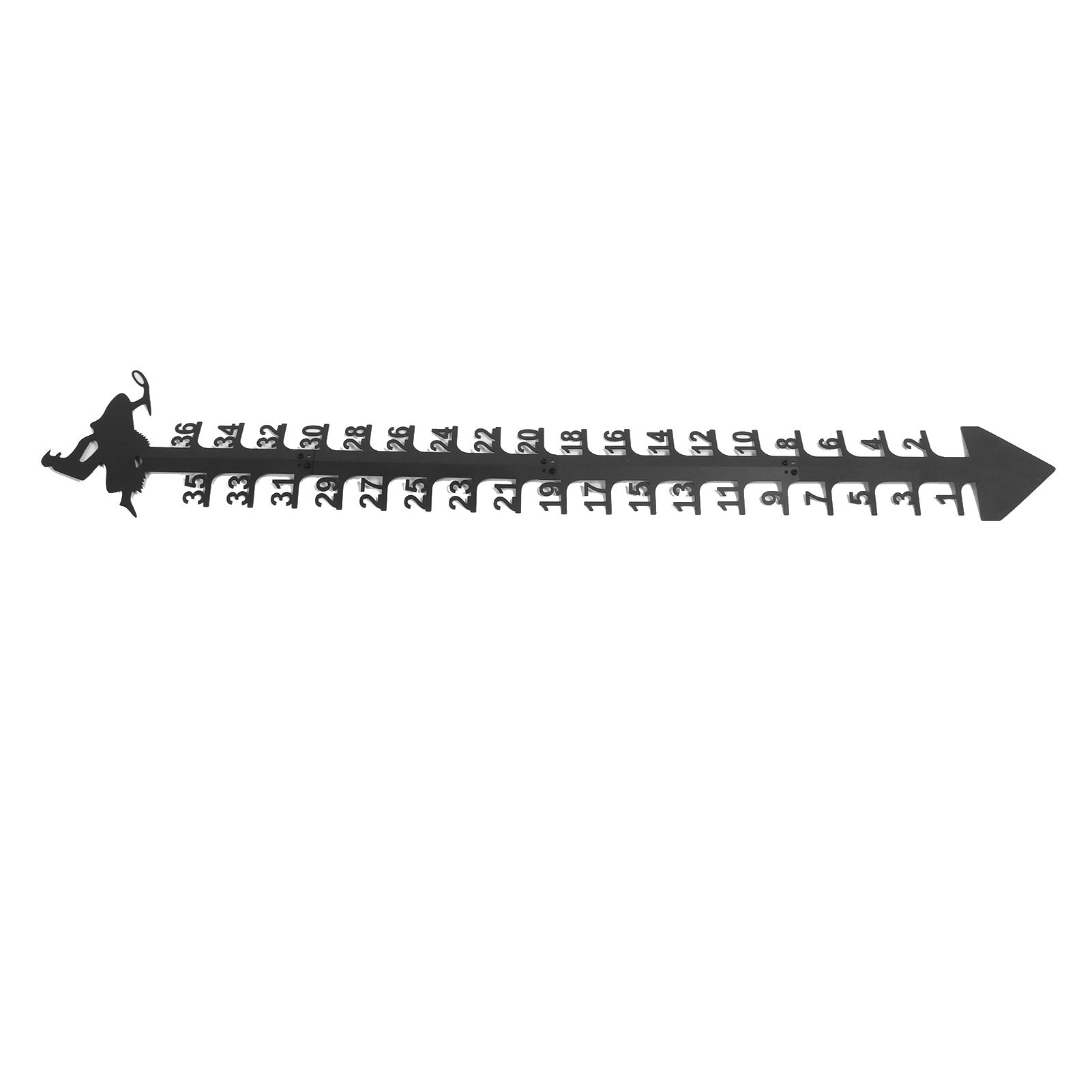 36 Inch Snow Gauge Outdoor Large Iron Snowfall Measuring Gauge Stick Outdoor view 4