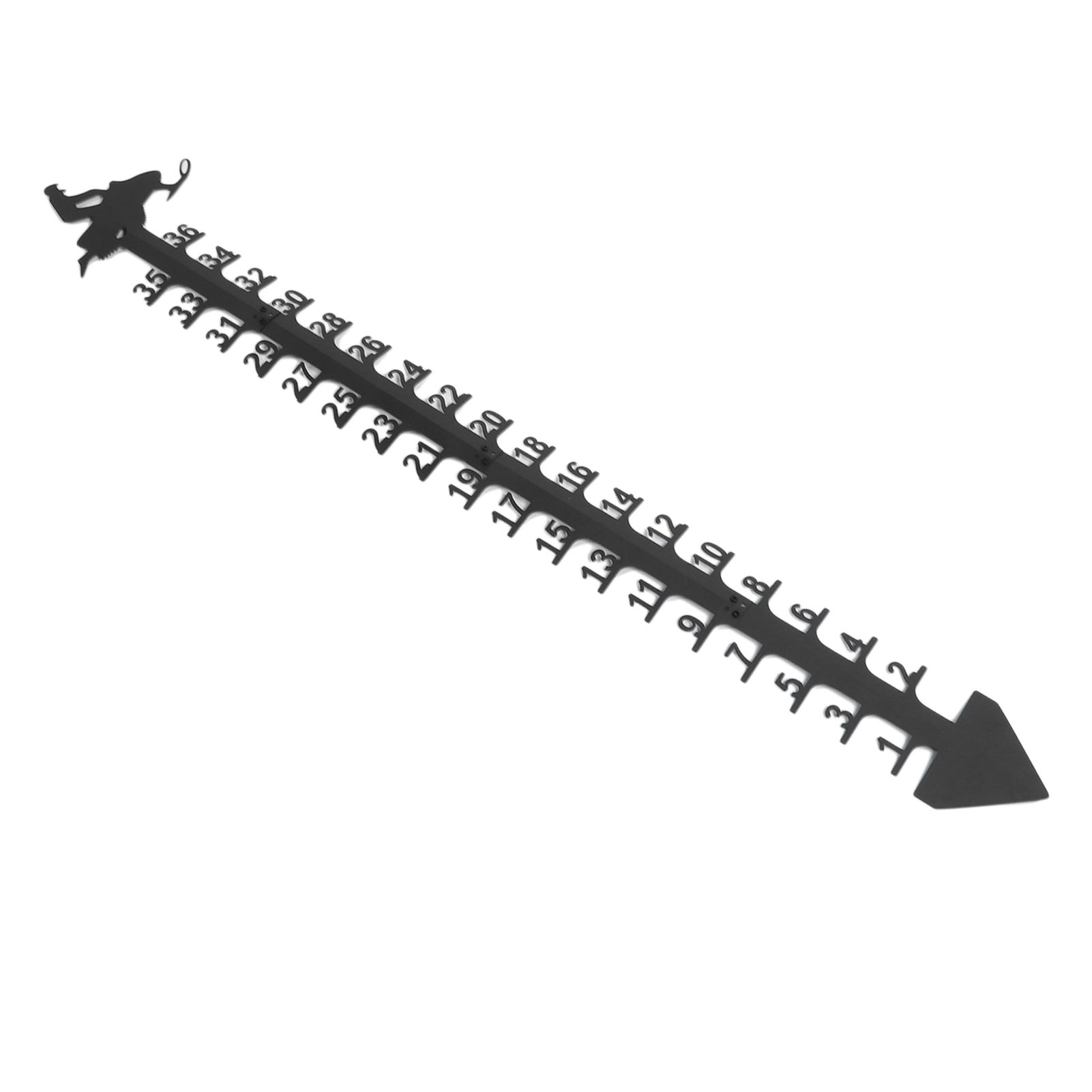 36 Inch Snow Gauge Outdoor Large Iron Snowfall Measuring Gauge Stick Outdoor view 8