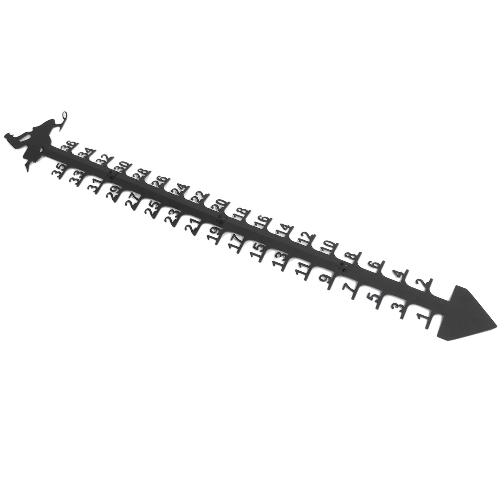 36 Inch Snow Gauge Outdoor Large Iron Snowfall Measuring Gauge Stick Outdoor view 9