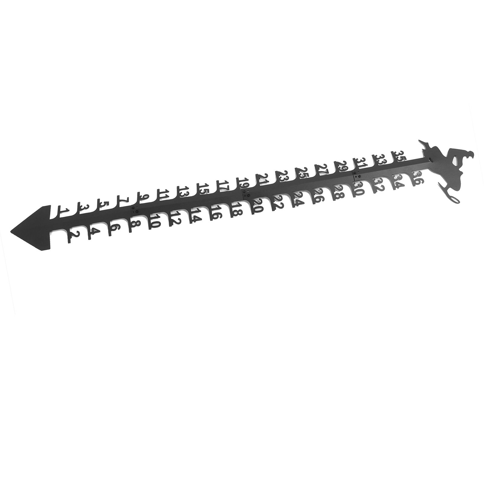 36 Inch Snow Gauge Outdoor Large Iron Snowfall Measuring Gauge Stick Outdoor view 10