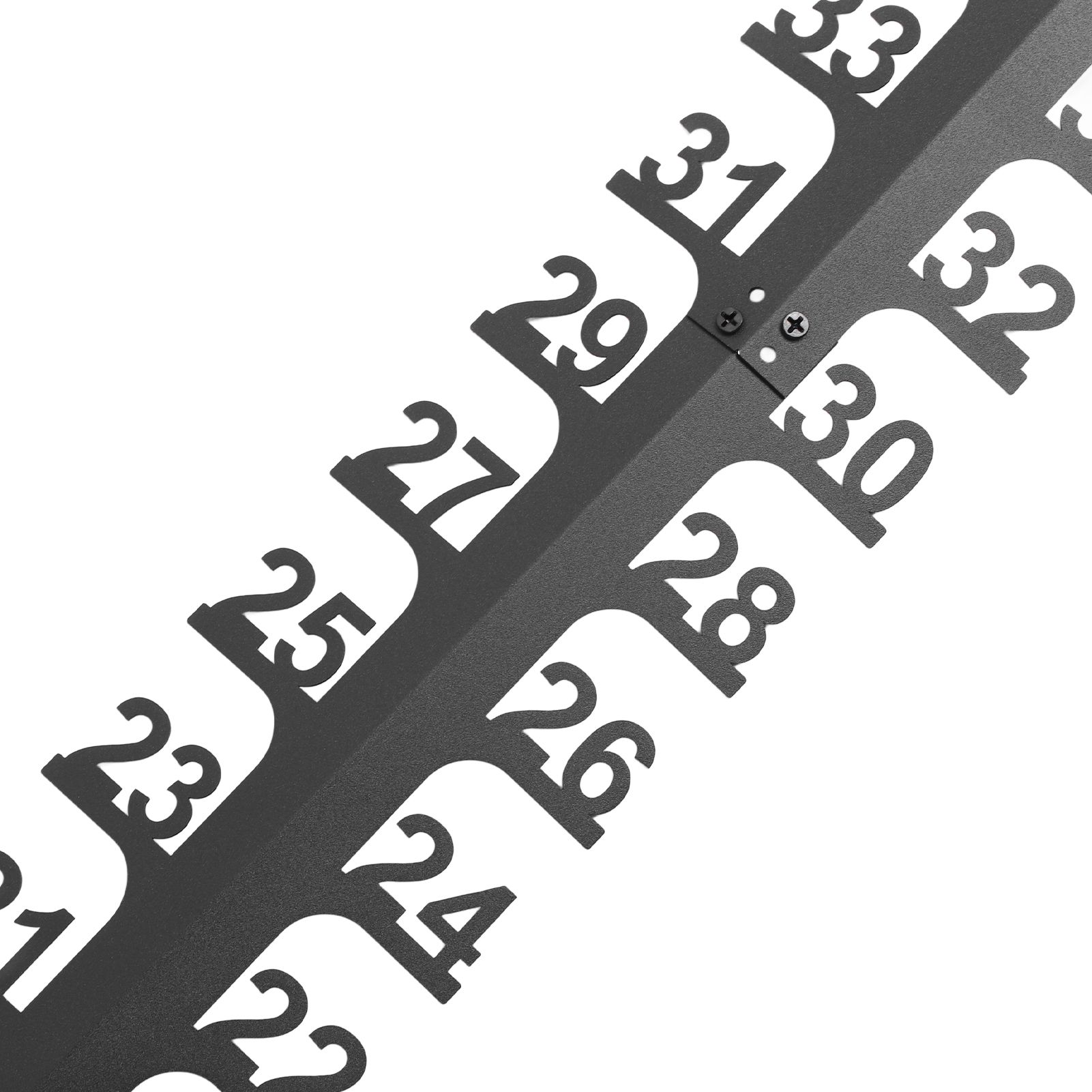36 Inch Snow Gauge Outdoor Large Iron Snowfall Measuring Gauge Stick Outdoor view 14