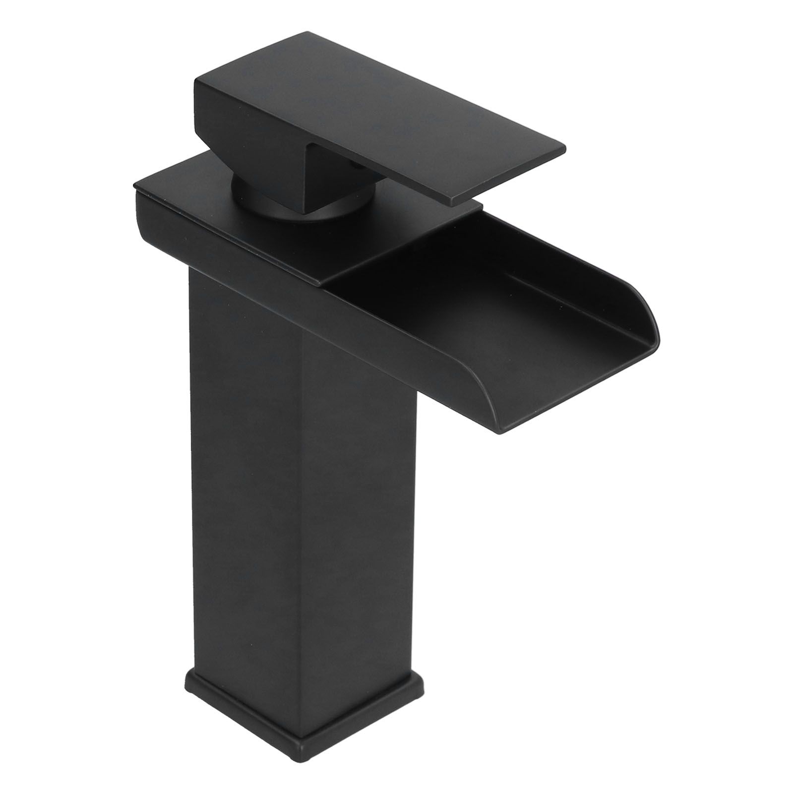 G1/2 Cold Hot Mixer Water Tap Black Faucet with Long Handle for Bathroom Hotel view 6