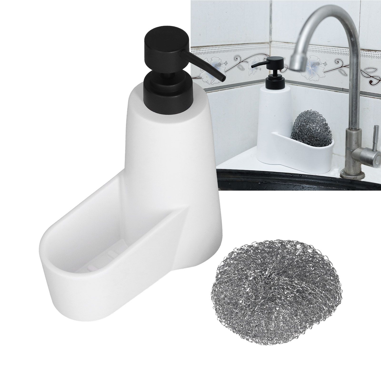 Soap Dispenser Dishwashing Liquid Hand Soap Pump with A Steel Ball for view 12
