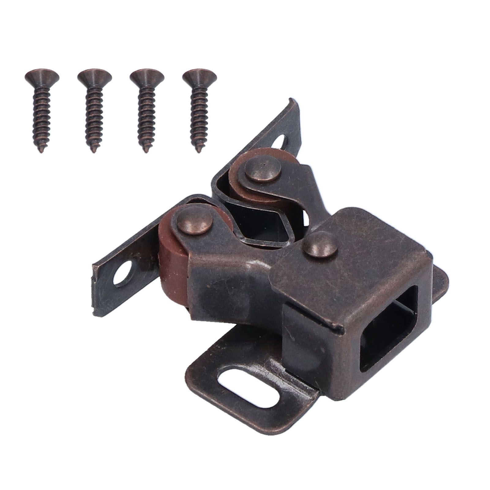 30 Set Stainless Steel Double Roller Catch Cabinet Latches Self Elastic view 2