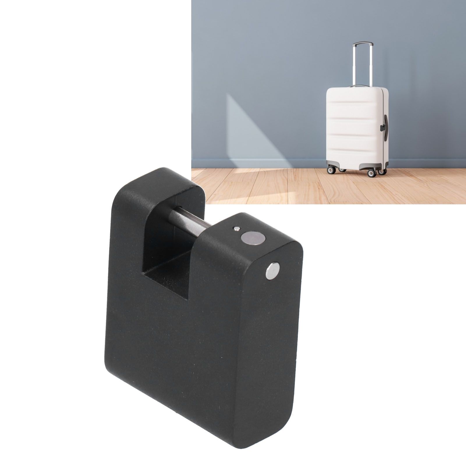 Fingerprint Padlock Anti Theft Electronic Lock for Suitcase Backpack Drawer view 12