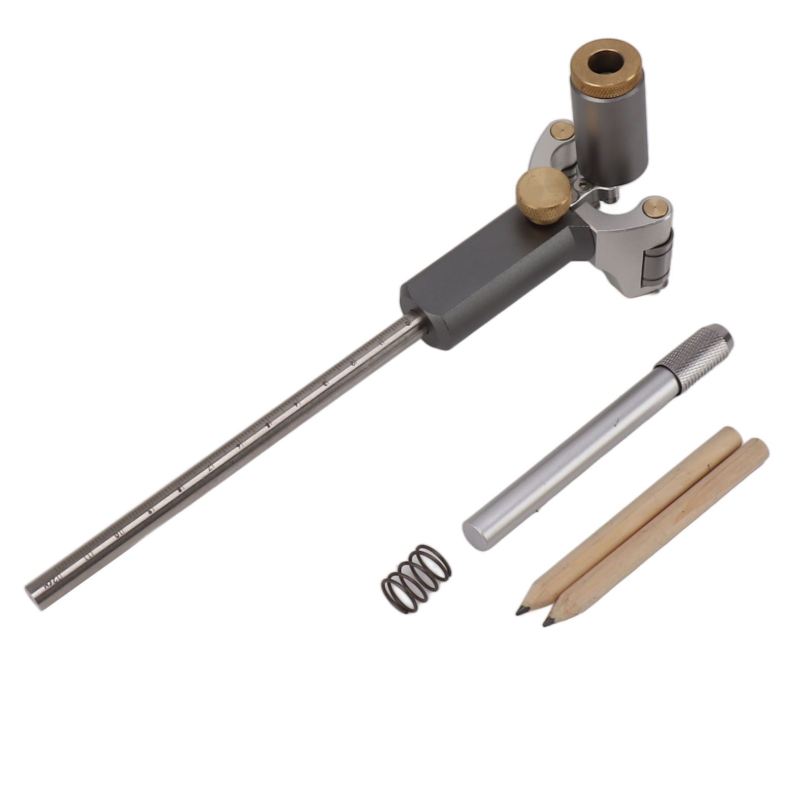 Linear Arc Dual Purpose Scriber Ruler Wood Scribe Tool Multifunctional — image 1
