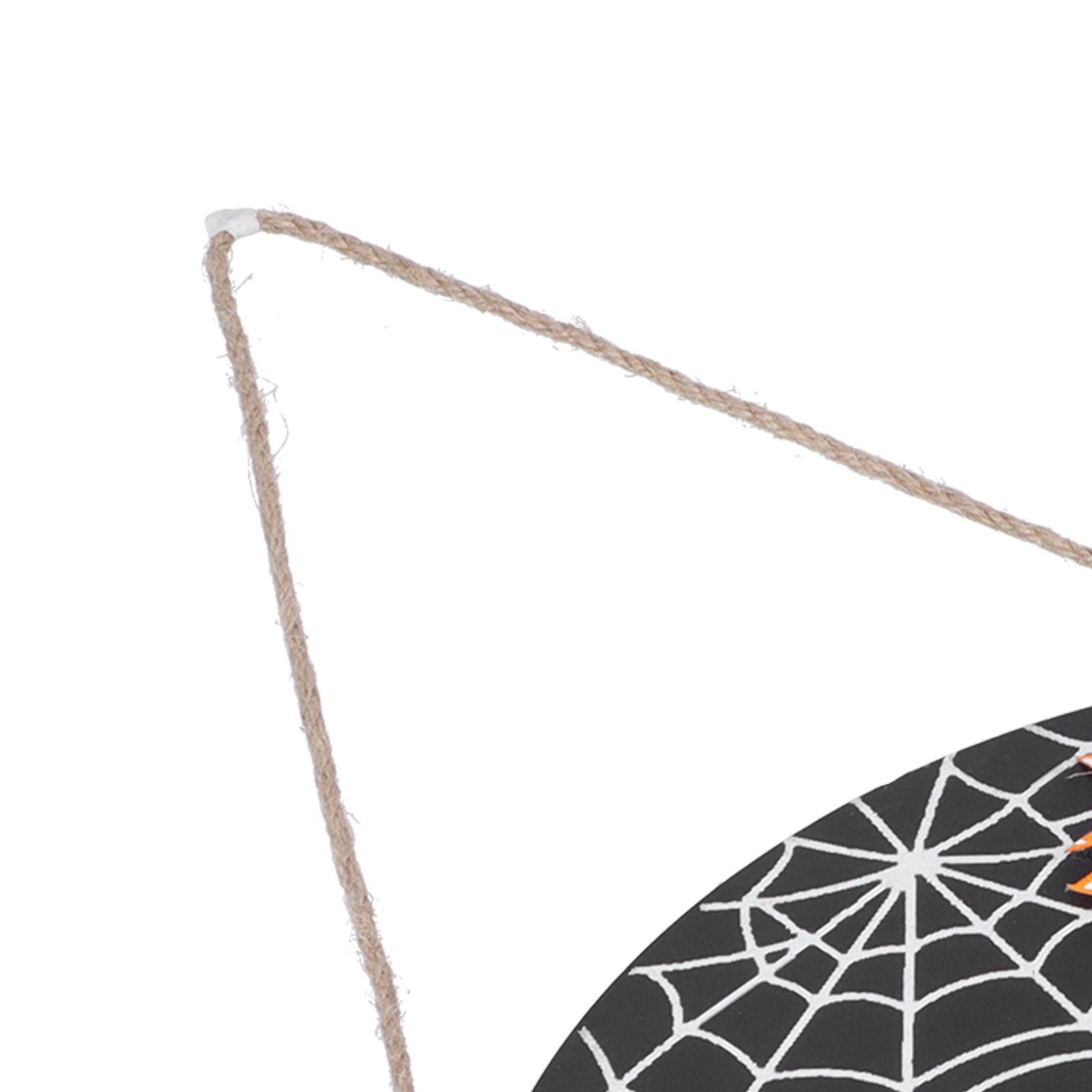 Halloween Spider Web Pattern Wooden Welcome Sign Decorative Hanging Board for view 13