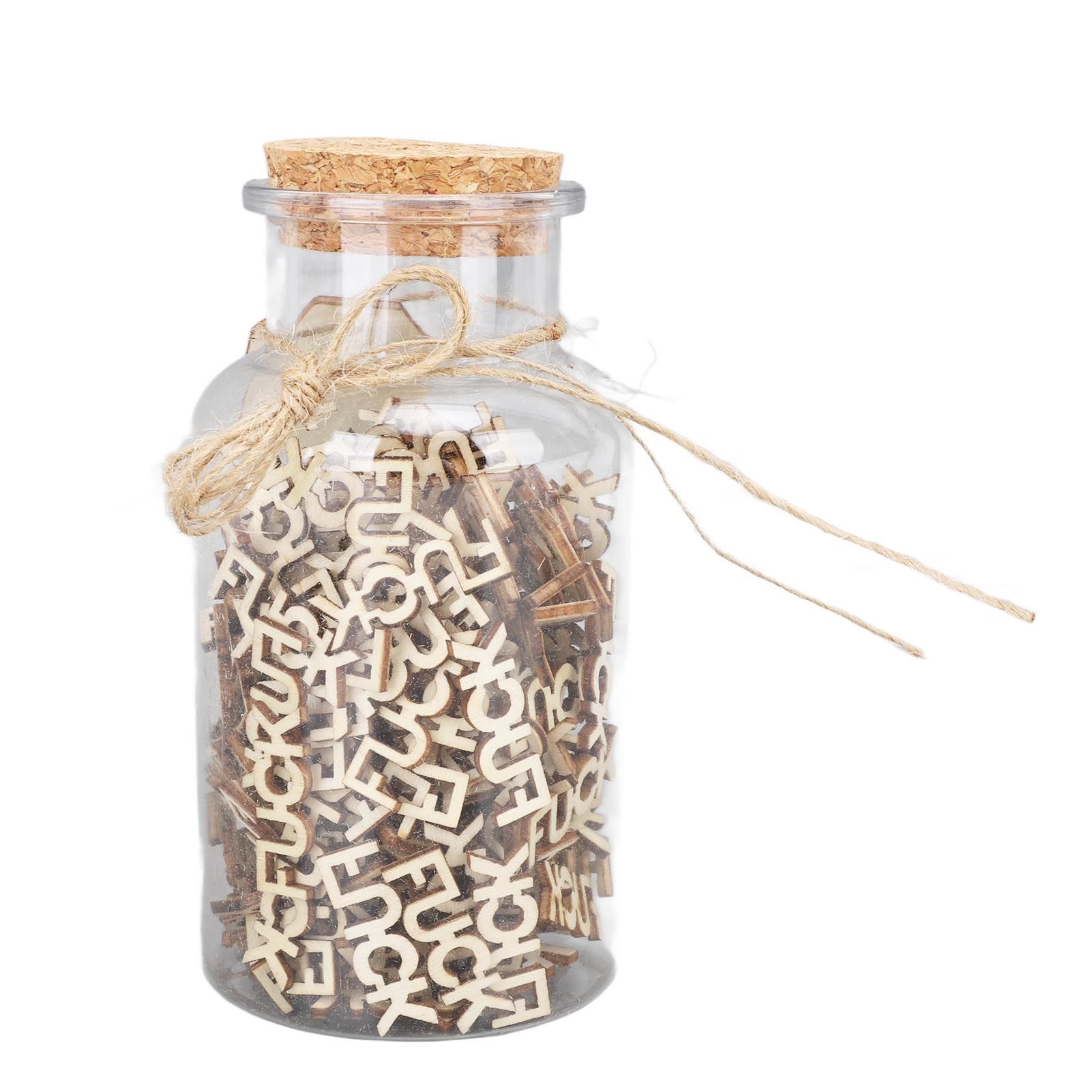 100PCS Jar of Fucks Mini Fucks to Give Wooden Letters Funny Gifts for DIY view 10