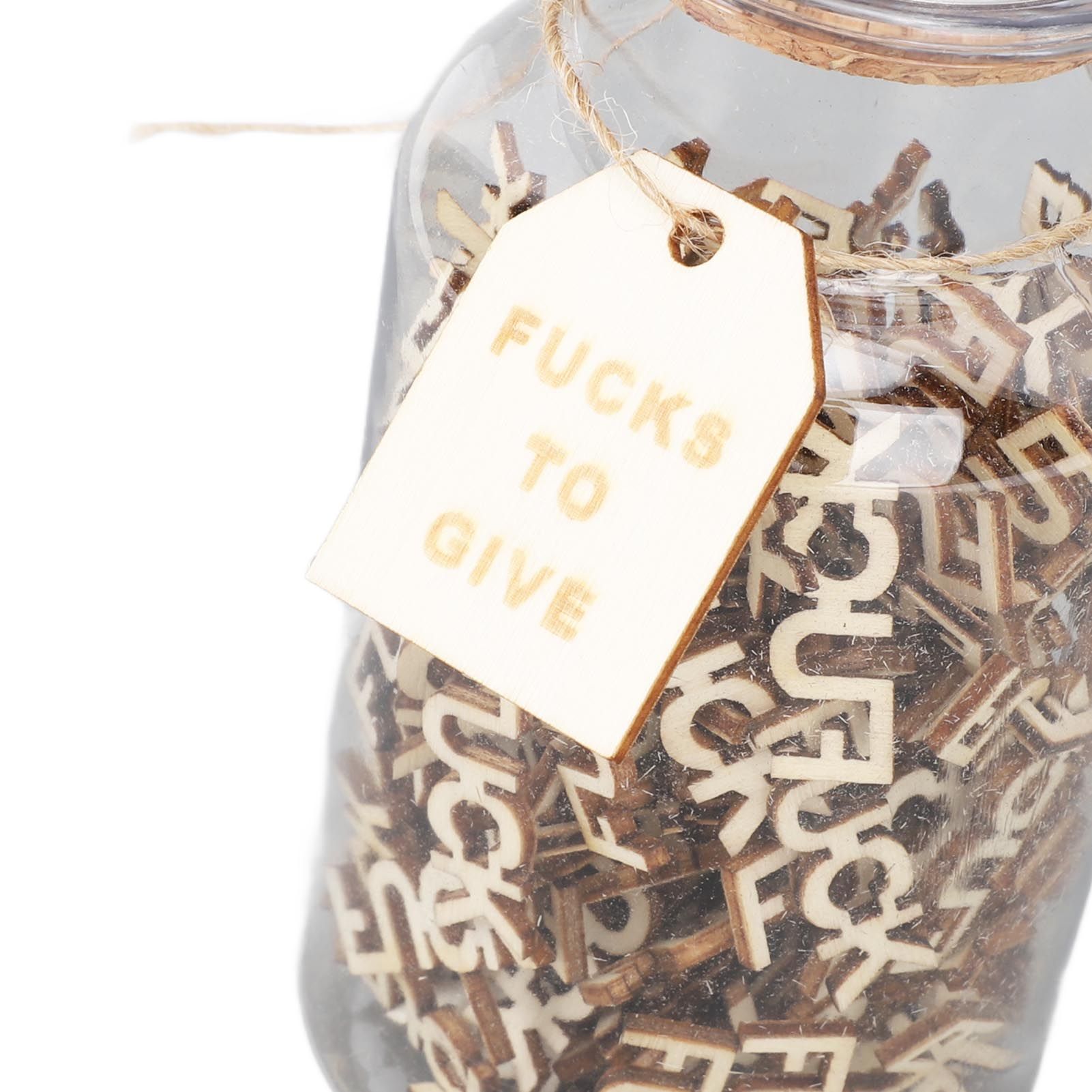 100PCS Jar of Fucks Mini Fucks to Give Wooden Letters Funny Gifts for DIY view 14