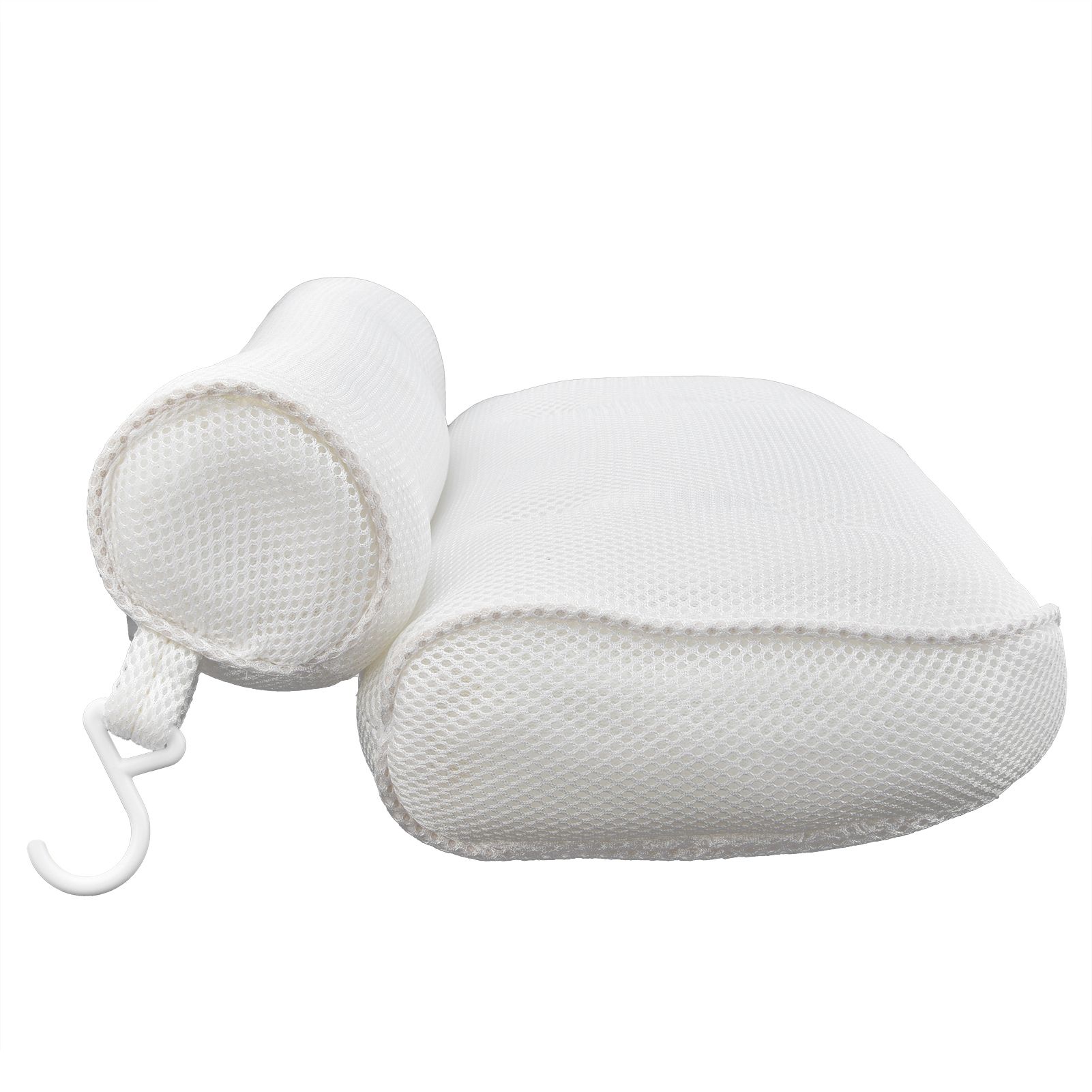 Mesh Bathroom Pillow Soft Comfortable Suction Cup Pillow Bath Tub Pillow for view 9