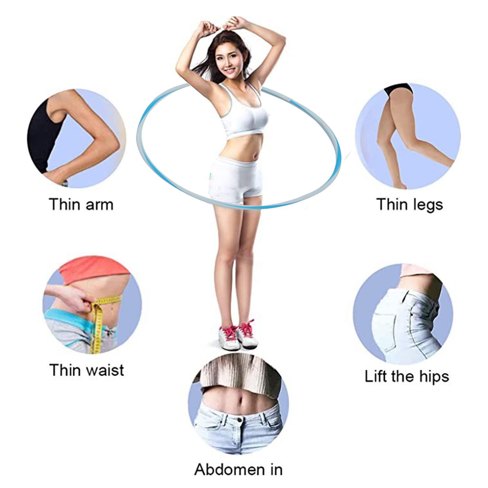 35 Inch LED Hoop RGB Auto Color Changing Dance Exercise Light Up Hoop Fitness view 14