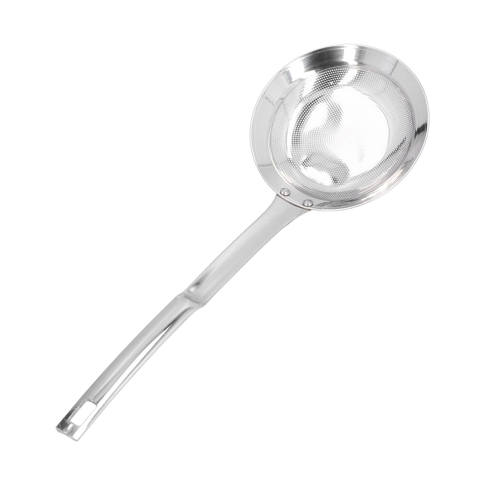Skimmer Spoon 304 Stainless Steel Fine Mesh Residue Oil Food Strainer Kitchen Tool view 2