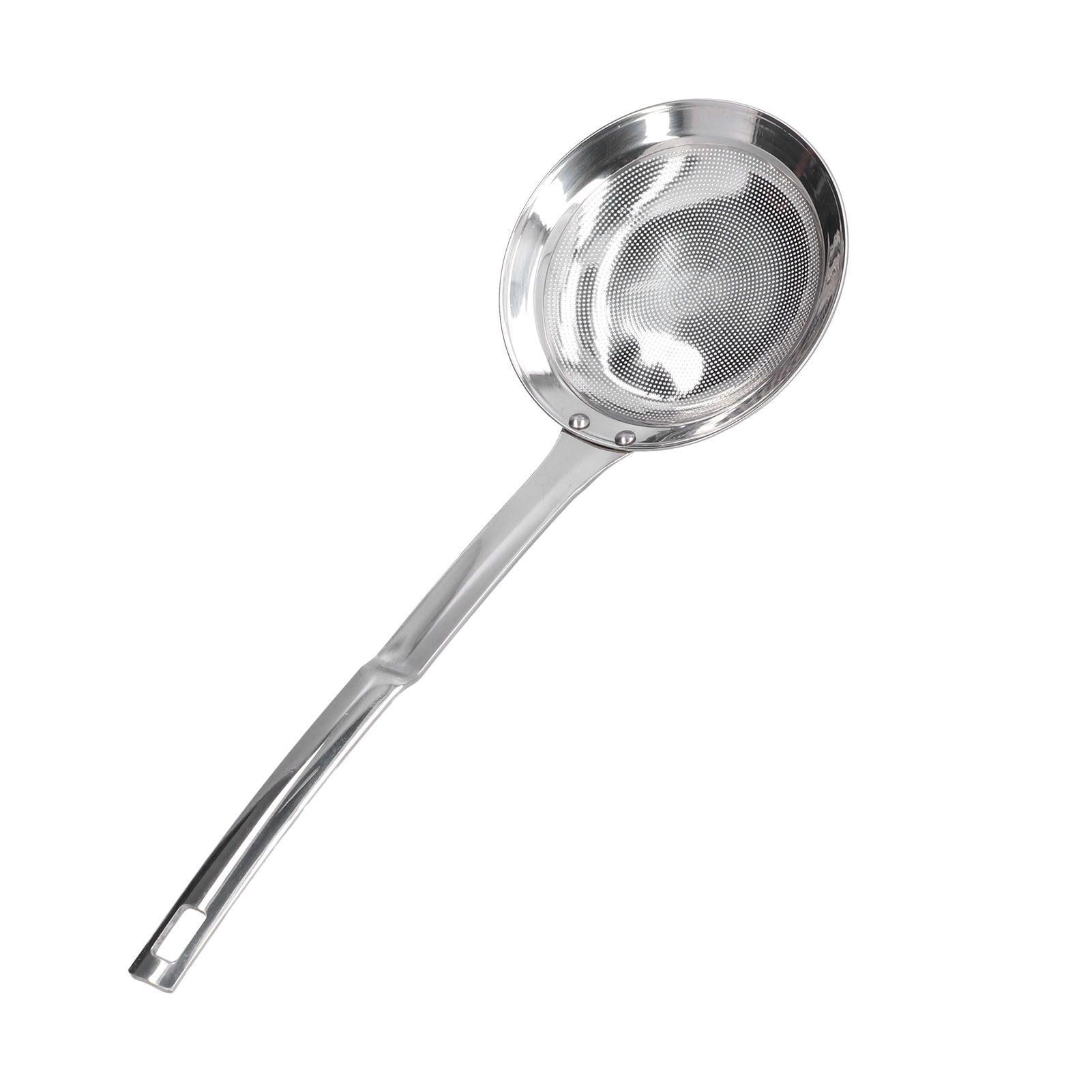 Skimmer Spoon 304 Stainless Steel Fine Mesh Residue Oil Food Strainer Kitchen Tool view 9