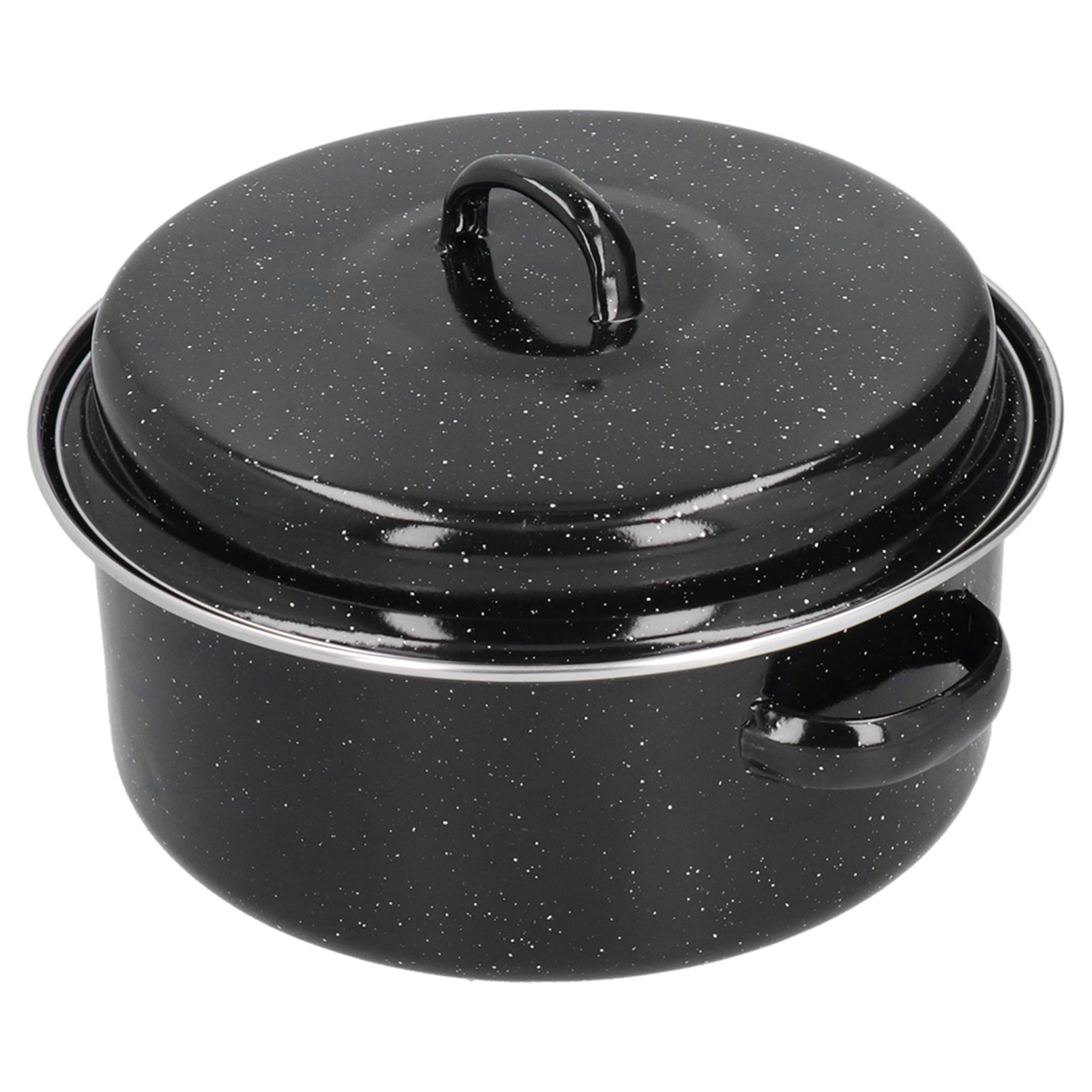 Oval Roaster Enamel Oval Roaster Excellent Heating for Barbucue and Sweet view 9