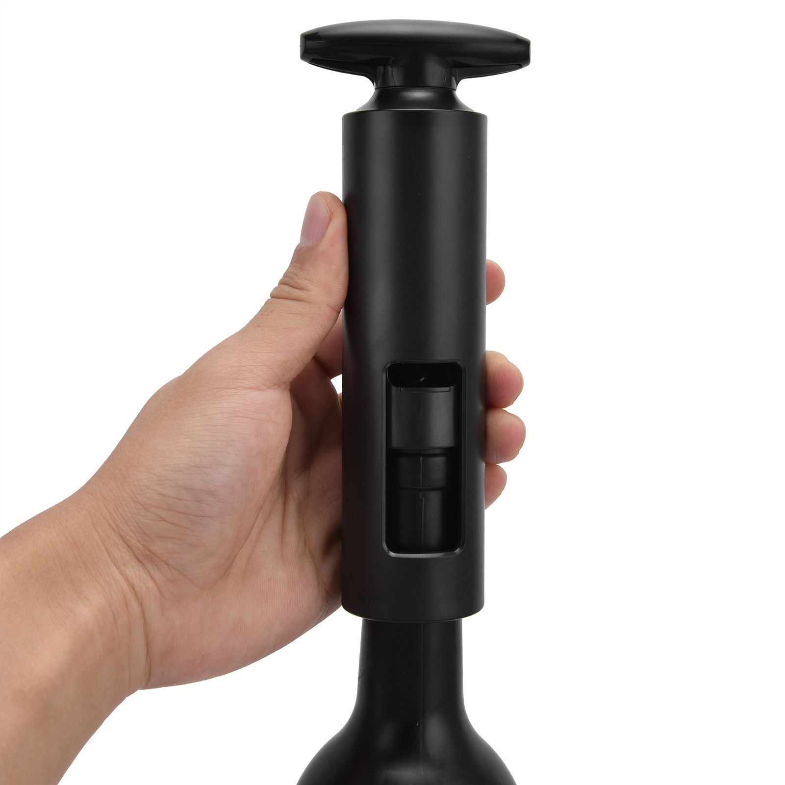 Manual Wine Bottle Opener Set T Type ABS Aluminum Foil Handheld Corkscrew for view 10