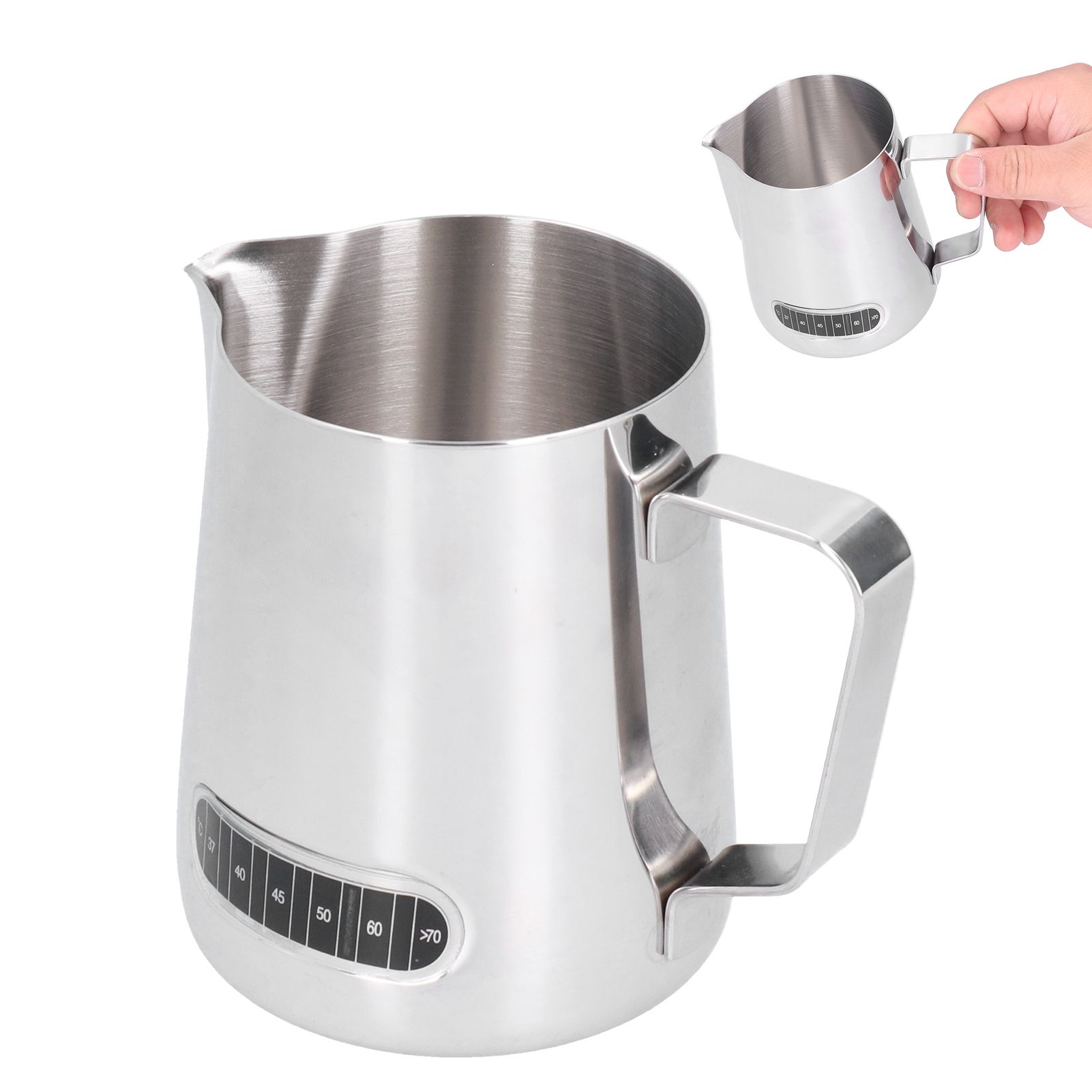 600ml Stainless Steel Frothing Cup Milk Coffee Frothing Pitcher with view 9