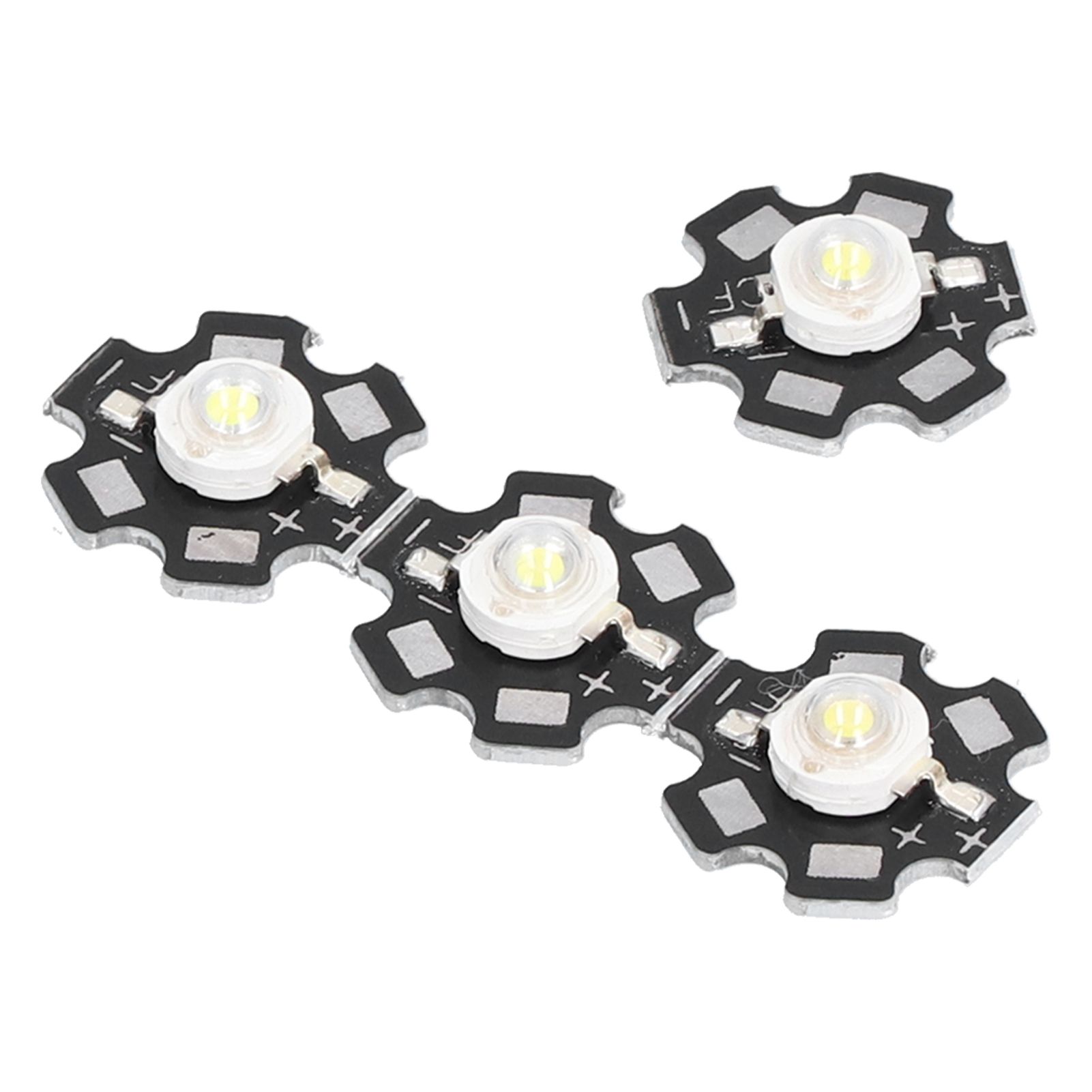 10PCS 1W LED Chip Highlight DIY Light Beads with Aluminum Base 6500k 90lm 20mm view 5