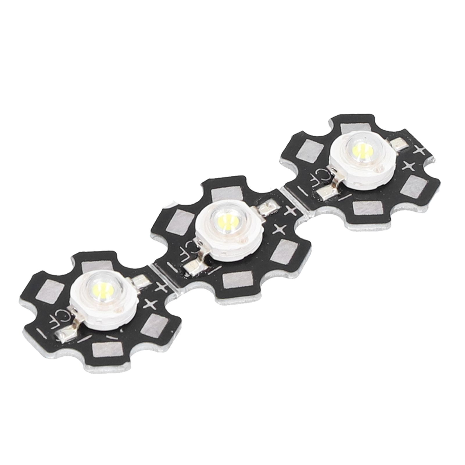 10PCS 1W LED Chip Highlight DIY Light Beads with Aluminum Base 6500k 90lm 20mm view 7