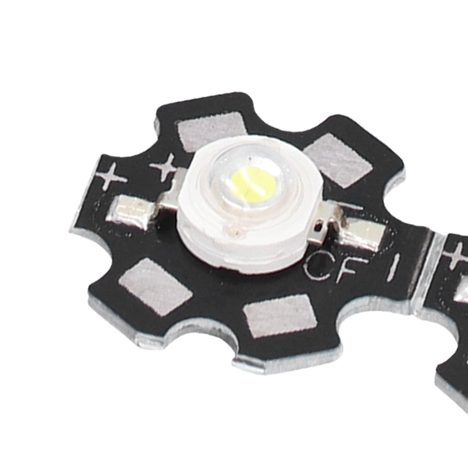 10PCS 1W LED Chip Highlight DIY Light Beads with Aluminum Base 6500k 90lm 20mm view 14