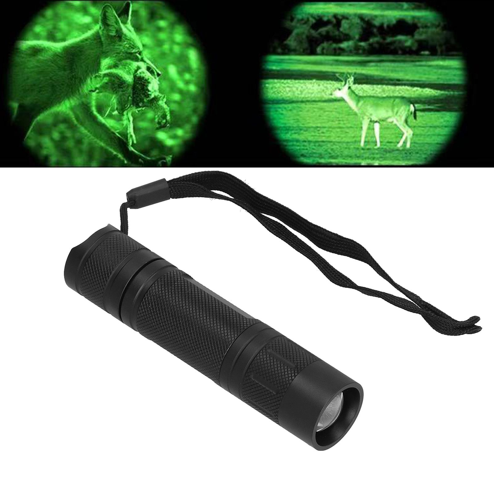 Pocket Flashlight One Key Operation Straight Shape Lighting Tools for Hunting view 11