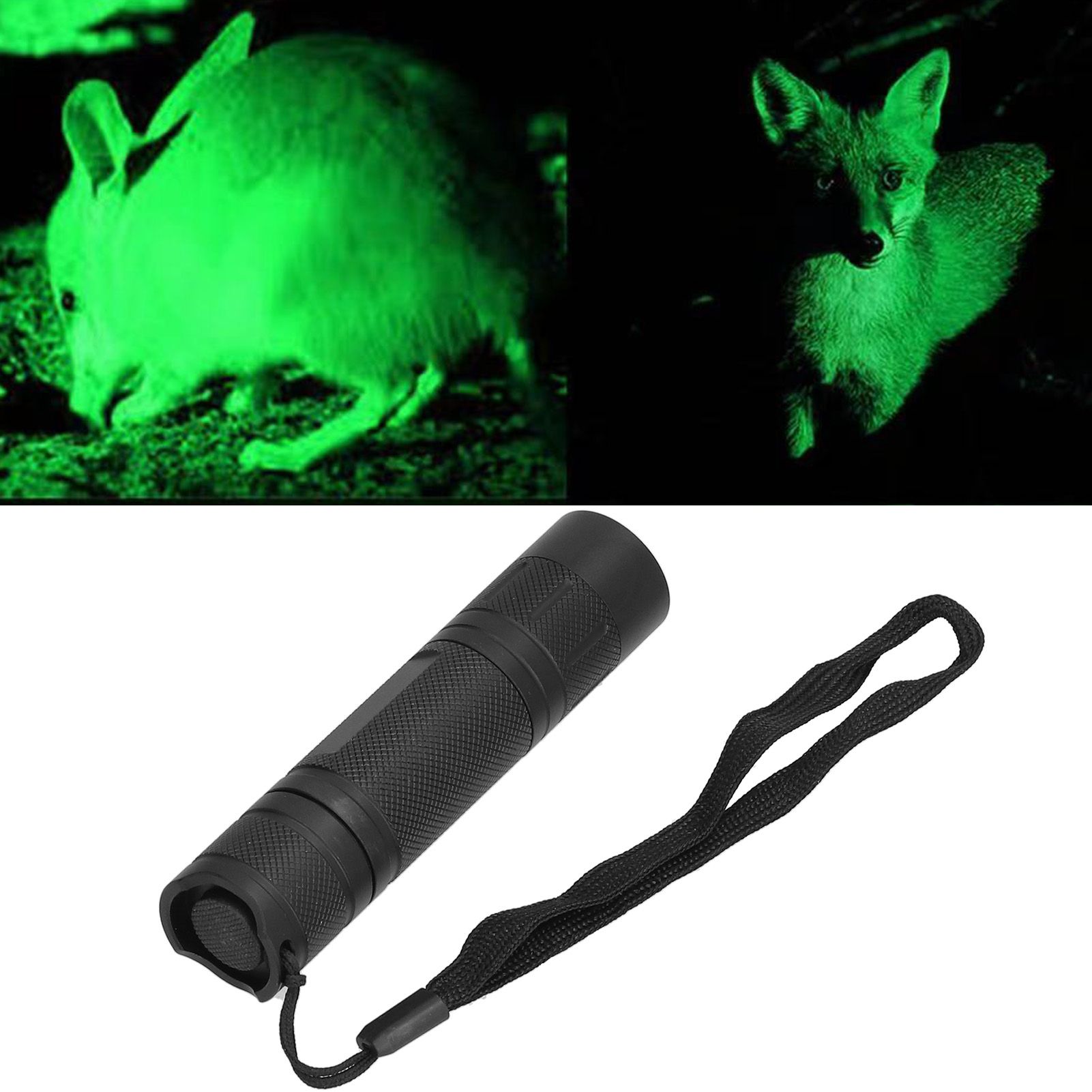 Pocket Flashlight One Key Operation Straight Shape Lighting Tools for Hunting view 12