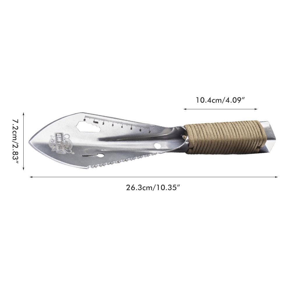Multifunctional Garden Metal Serrated Digger Portable Serrated Digging Tool view 2