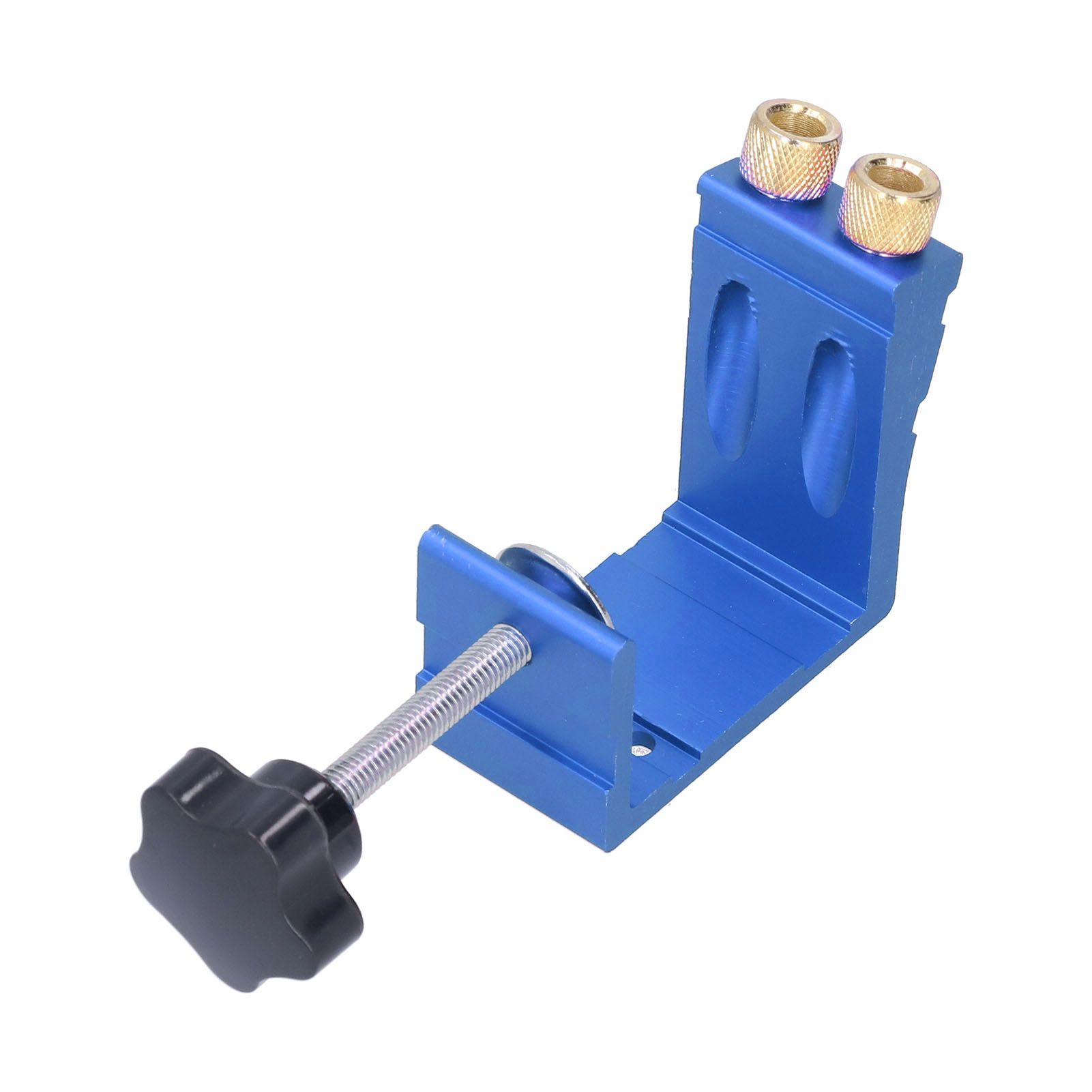 15° Oblique Hole Locator Positioner Woodworking Hole Jig Dowel Drill Kit view 9