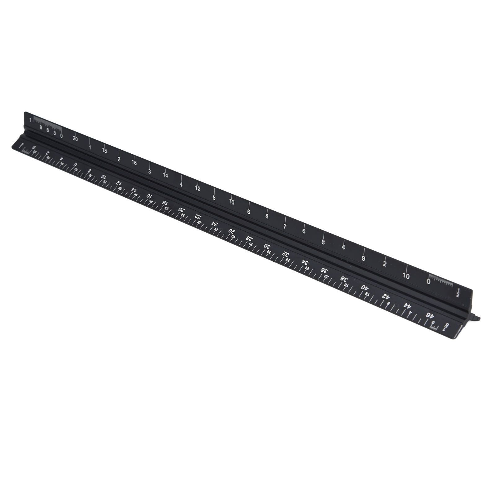 Triangular Ruler Aluminum Alloy Material Clear Reading Engraved Marking view 5