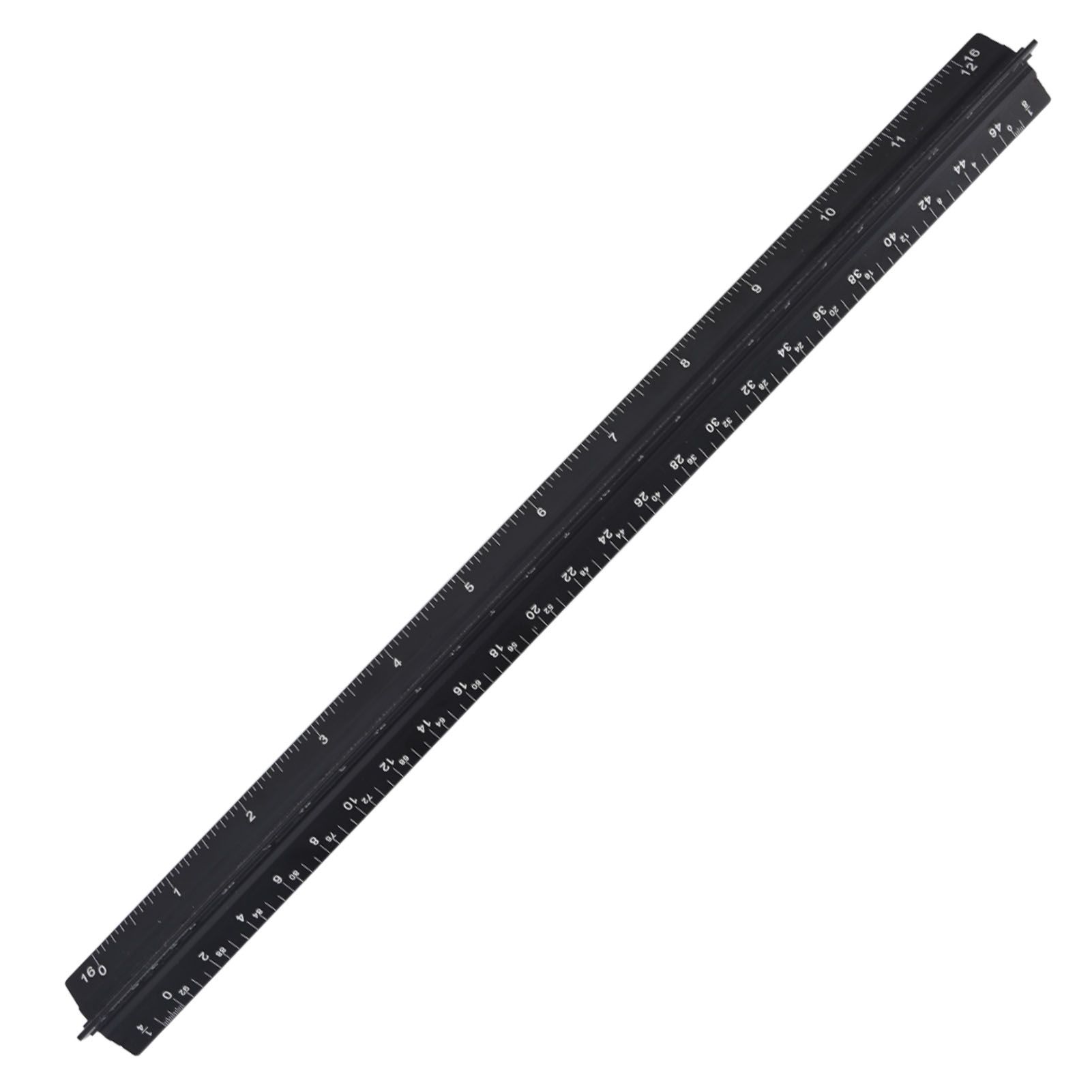 Triangular Ruler Aluminum Alloy Material Clear Reading Engraved Marking view 7