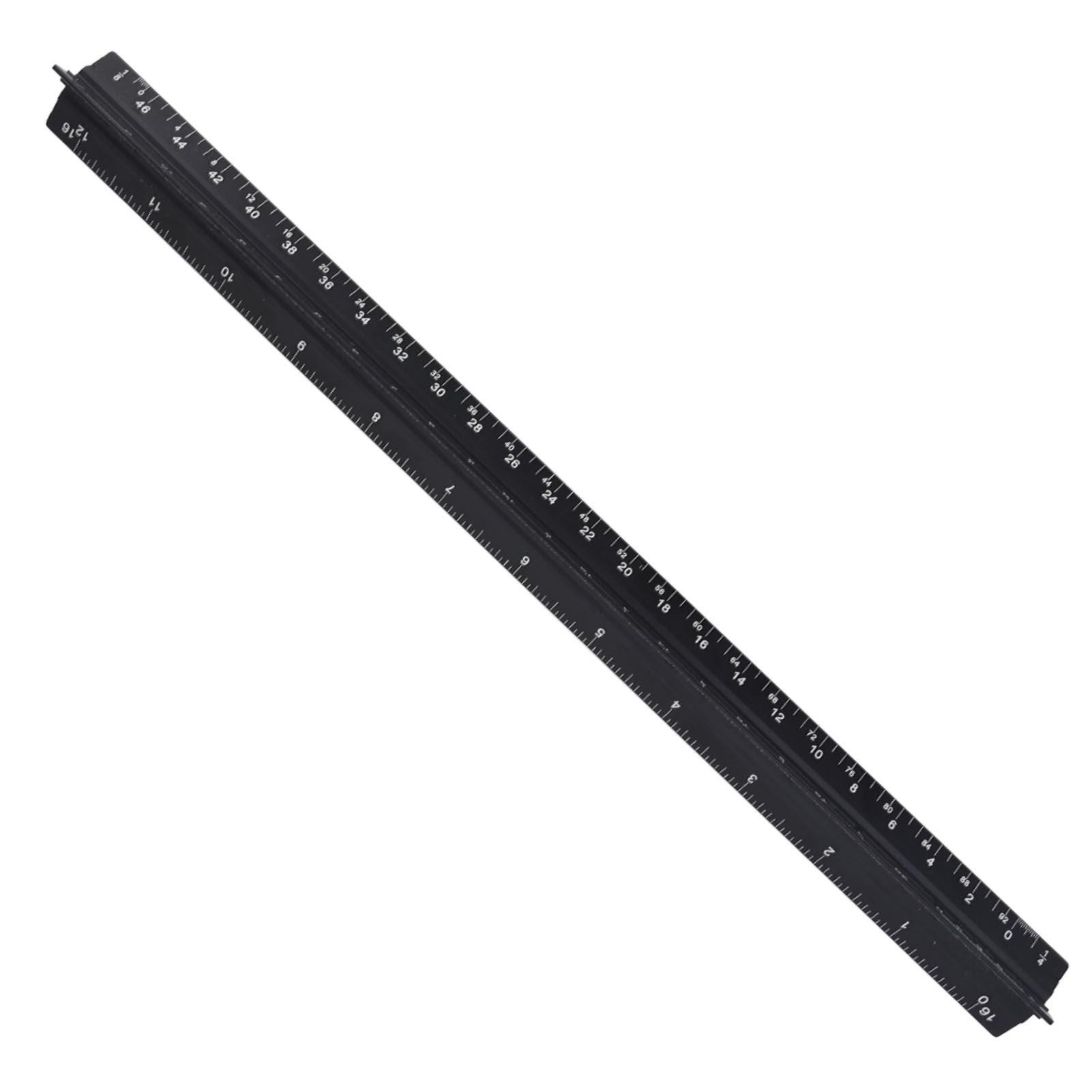 Triangular Ruler Aluminum Alloy Material Clear Reading Engraved Marking view 8