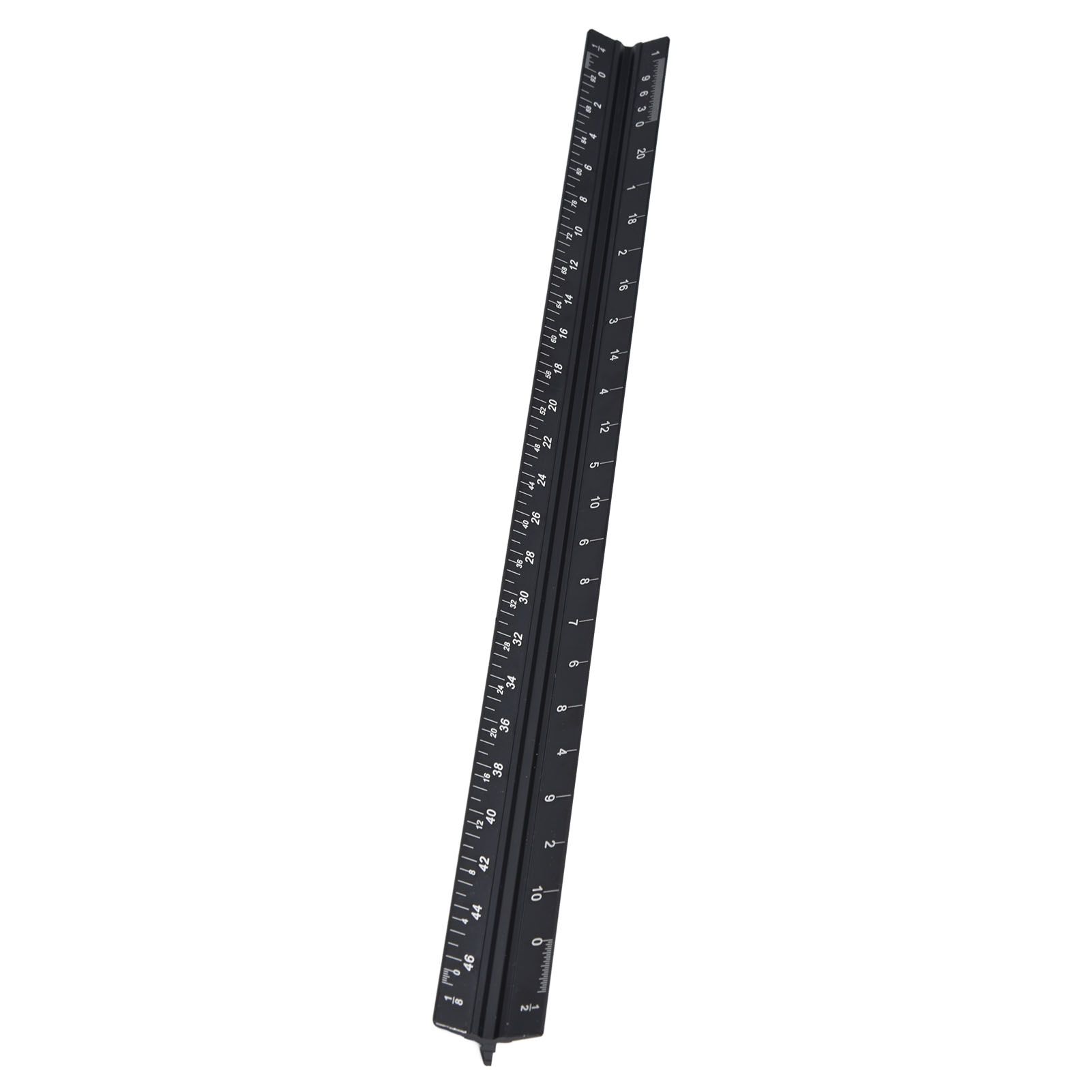 Triangular Ruler Aluminum Alloy Material Clear Reading Engraved Marking view 9