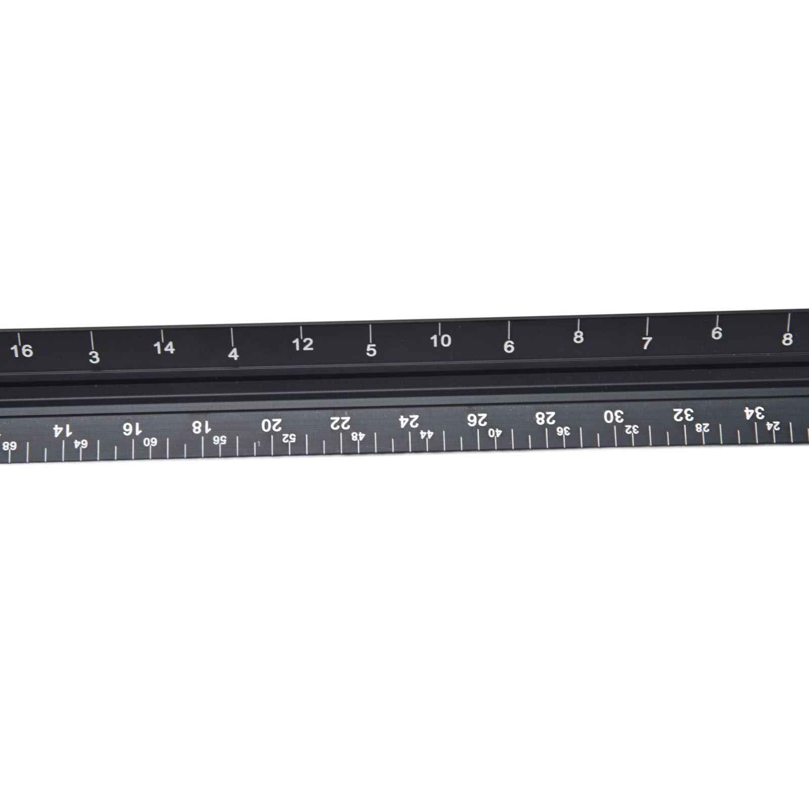 Triangular Ruler Aluminum Alloy Material Clear Reading Engraved Marking view 13