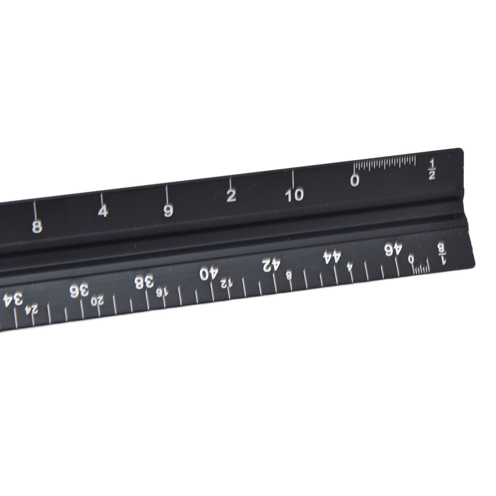 Triangular Ruler Aluminum Alloy Material Clear Reading Engraved Marking view 14