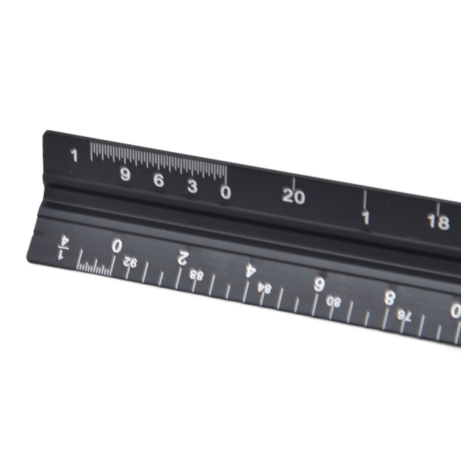 Triangular Ruler Aluminum Alloy Material Clear Reading Engraved Marking view 15