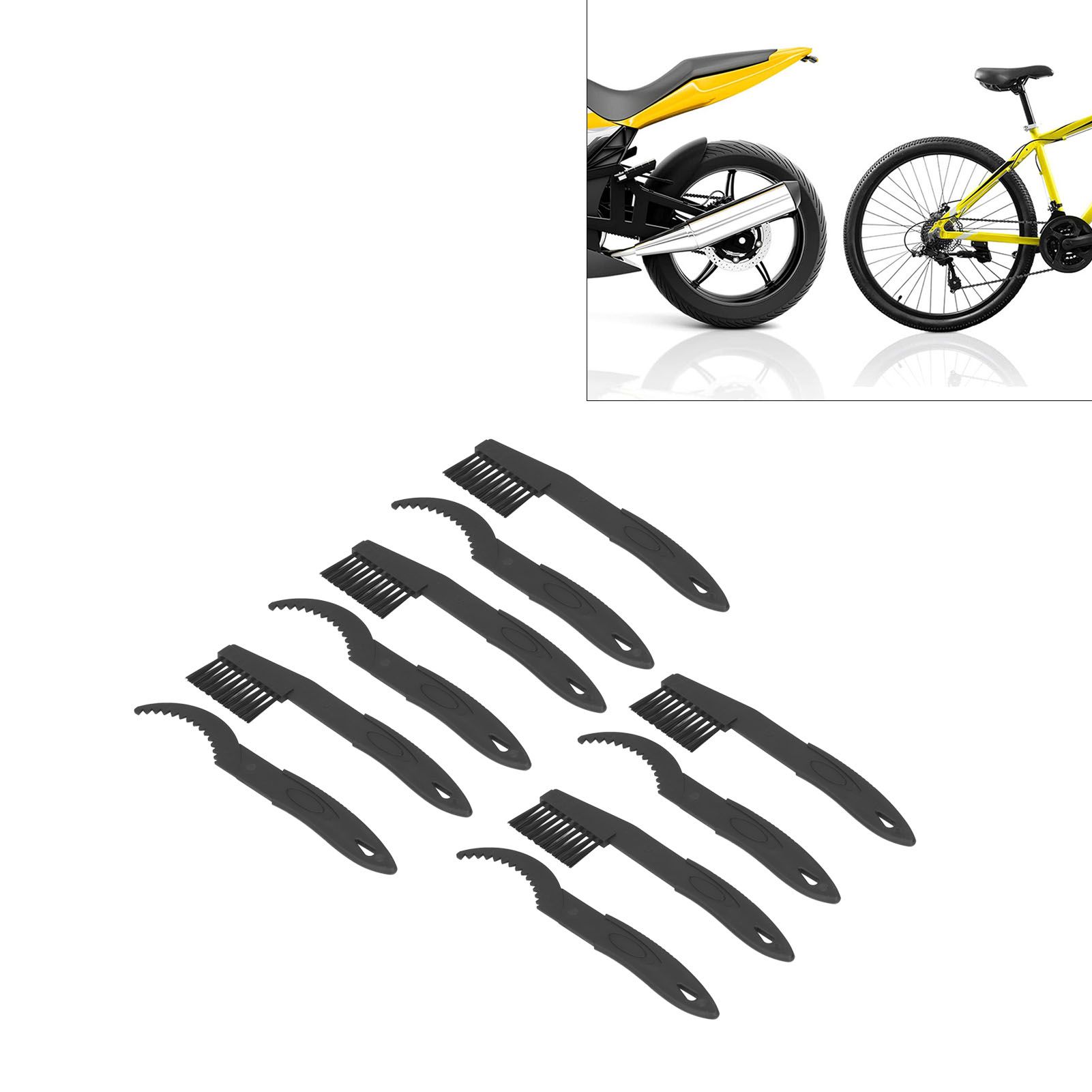 5 Sets Bike Chain Brush Mountain Motorcycle Bicycle Chain Crankset Cleaning view 12