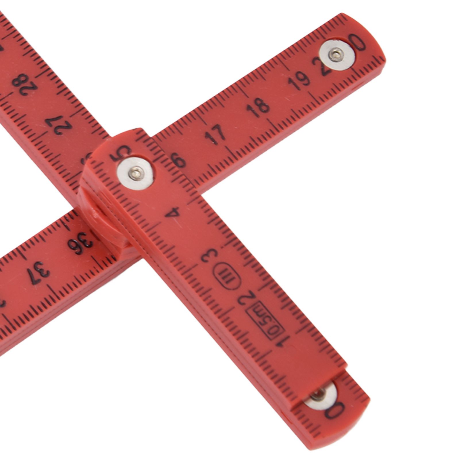 2Pcs ABS Folding Ruler Portable 0.5m Foldable Ruler with Key Ring for view 14