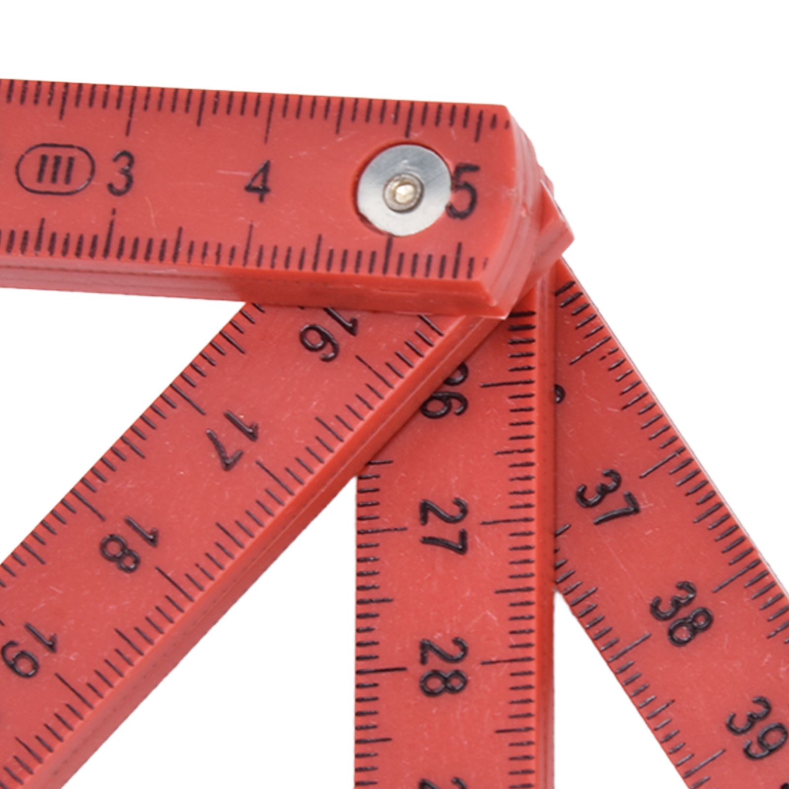 2Pcs ABS Folding Ruler Portable 0.5m Foldable Ruler with Key Ring for view 15