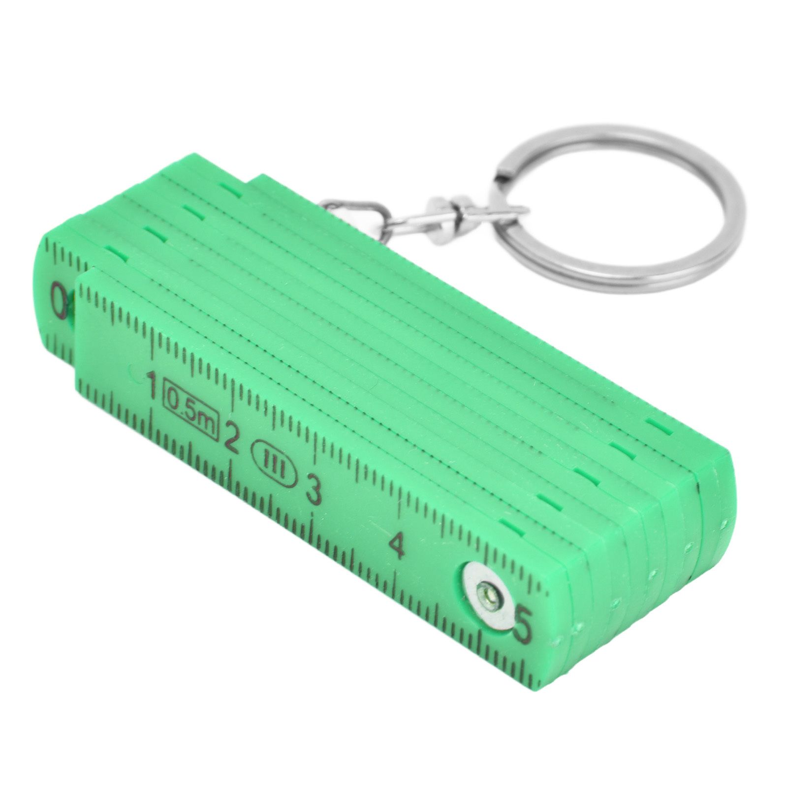 2Pcs ABS Folding Ruler Portable 0.5m Foldable Ruler with Key Ring for view 7