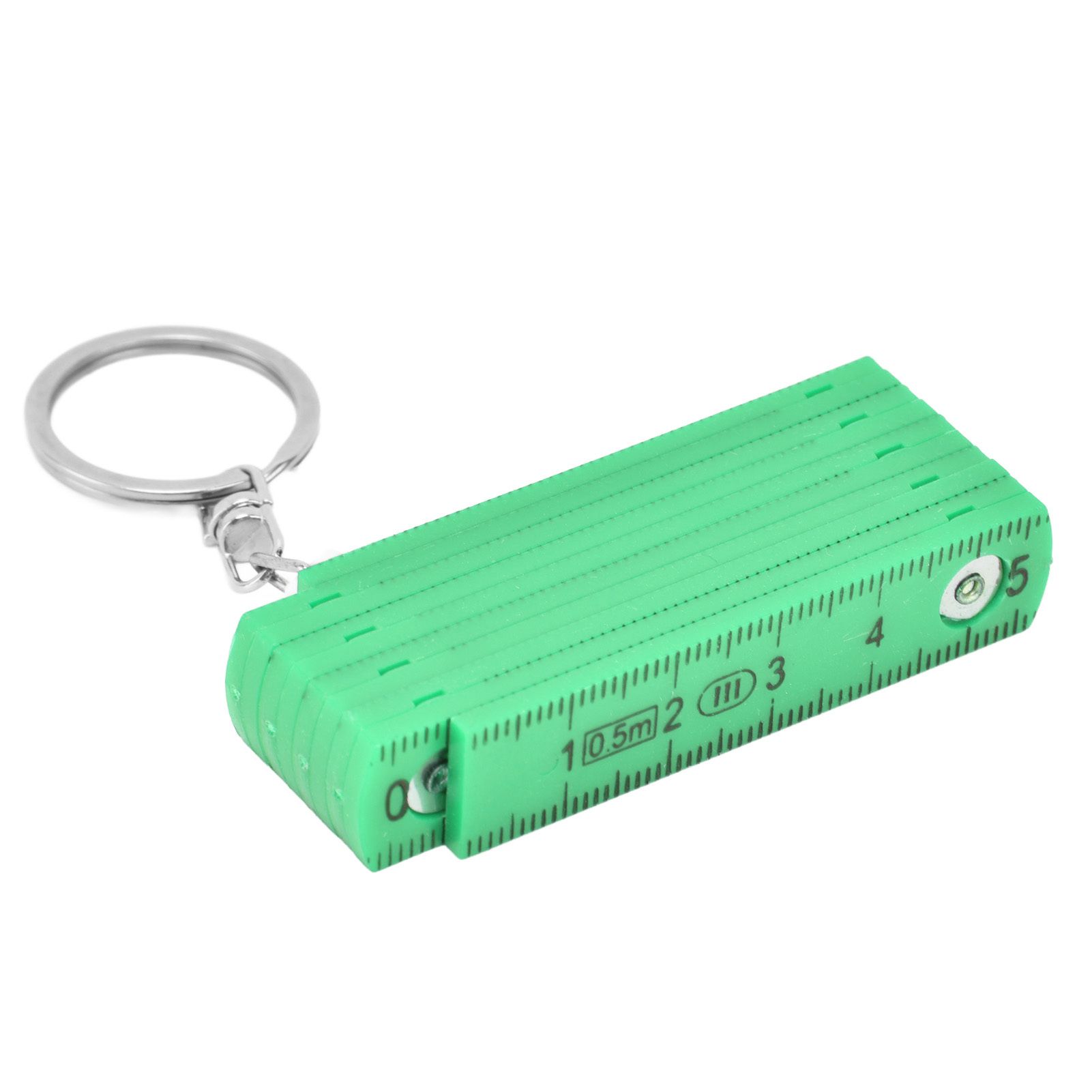 2Pcs ABS Folding Ruler Portable 0.5m Foldable Ruler with Key Ring for view 9