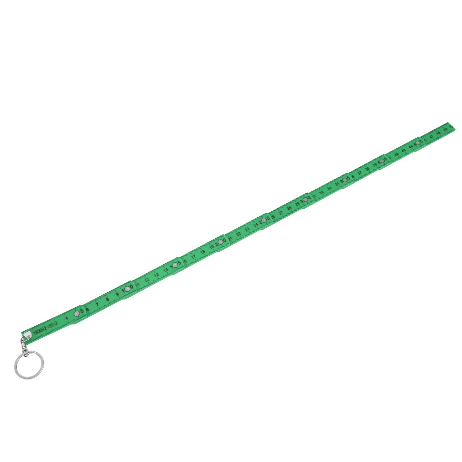 2Pcs ABS Folding Ruler Portable 0.5m Foldable Ruler with Key Ring for view 10
