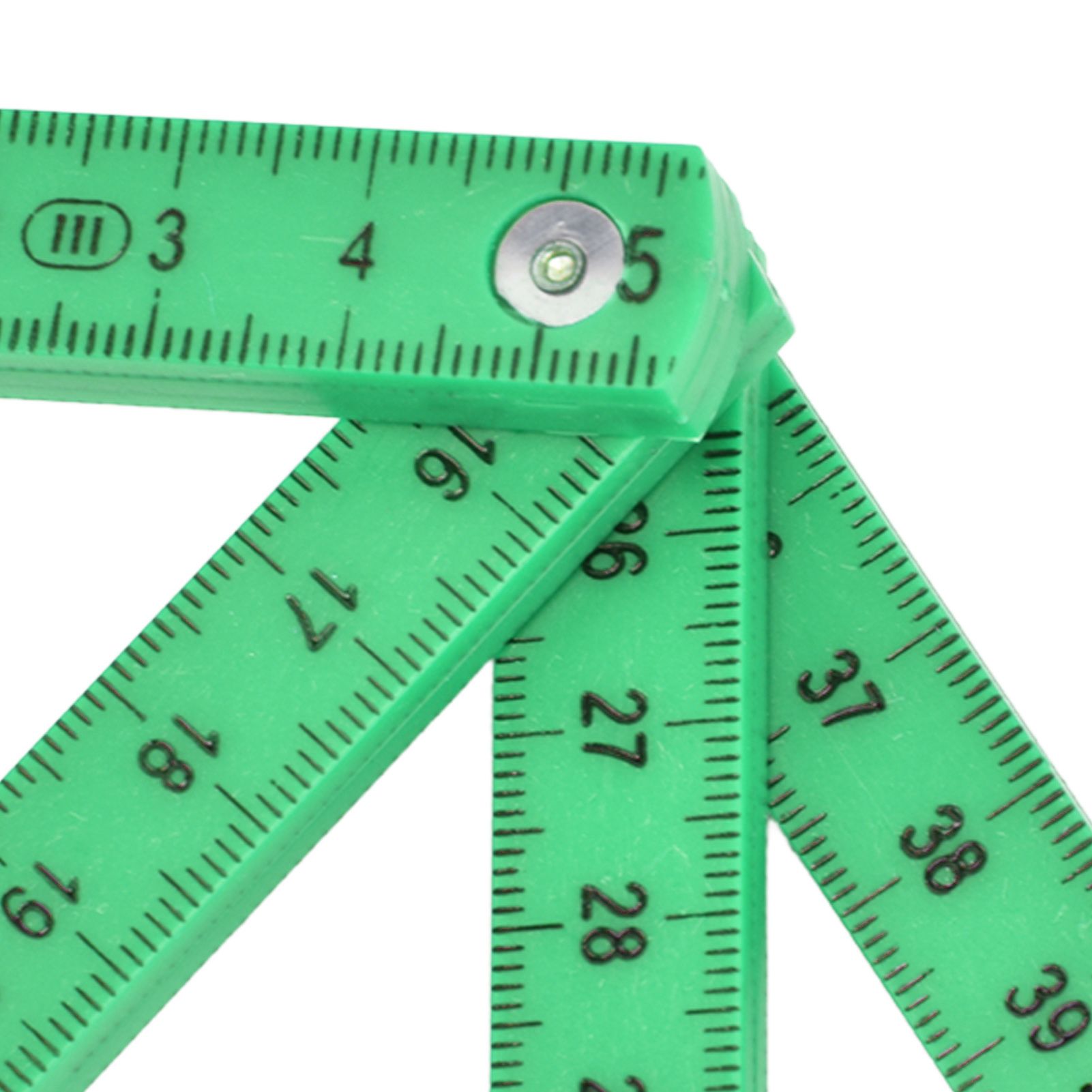 2Pcs ABS Folding Ruler Portable 0.5m Foldable Ruler with Key Ring for view 15