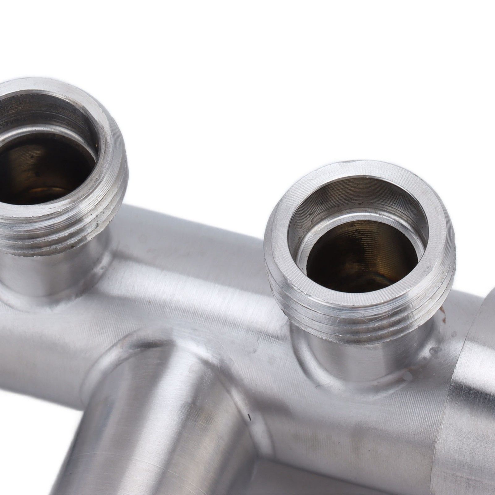 G1/2 Stainless Steel 1 Inlet 2 Outlet Angle Valve Double Handle Double Control view 13