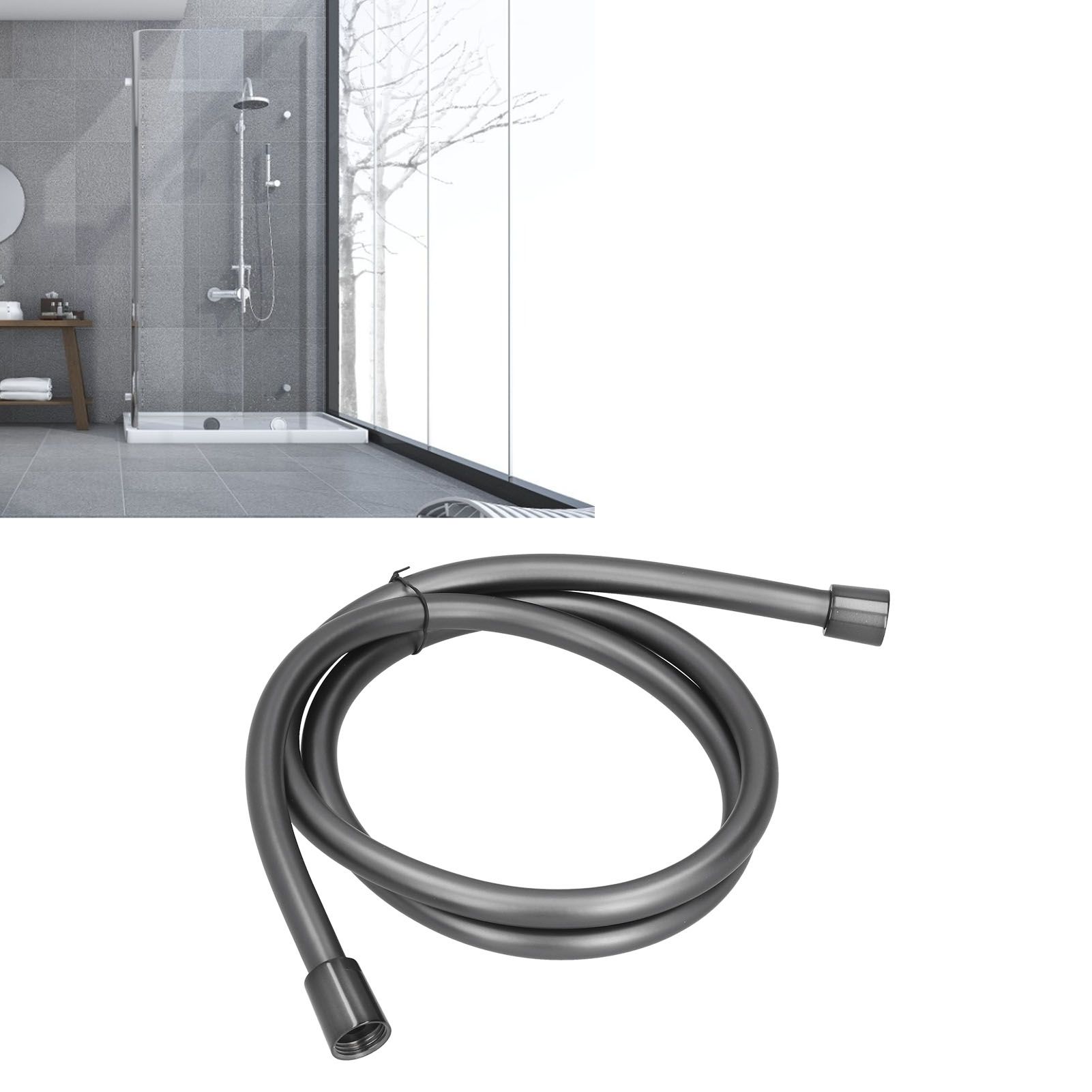 PVC Shower Hose 1.5m Handheld Shower Hose Smooth and Anti Entanglement Durable view 11
