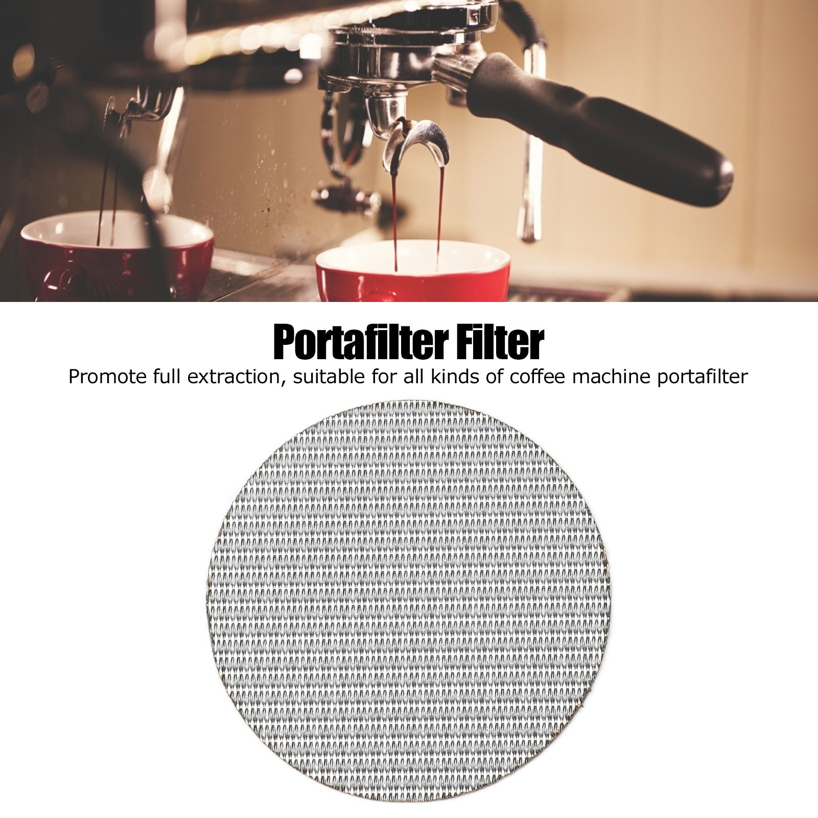 Coffee Portafilter Puck Screen Food Grade Stainless Steel Coffee Making Filter view 15