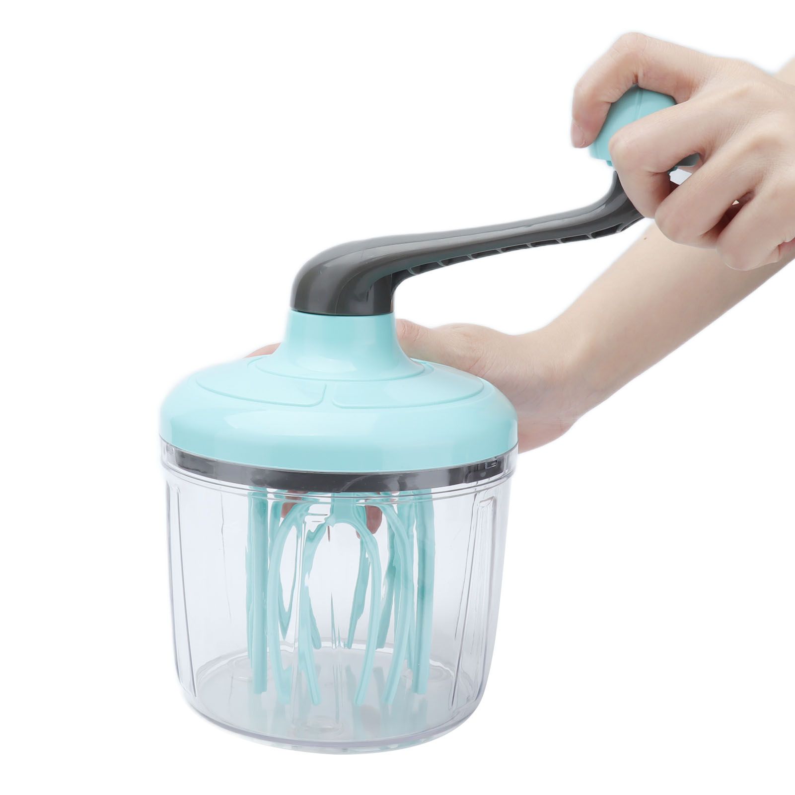 Hand Mixer PP Handheld Egg Beater with Detachable Handle Cream Whisk view 10