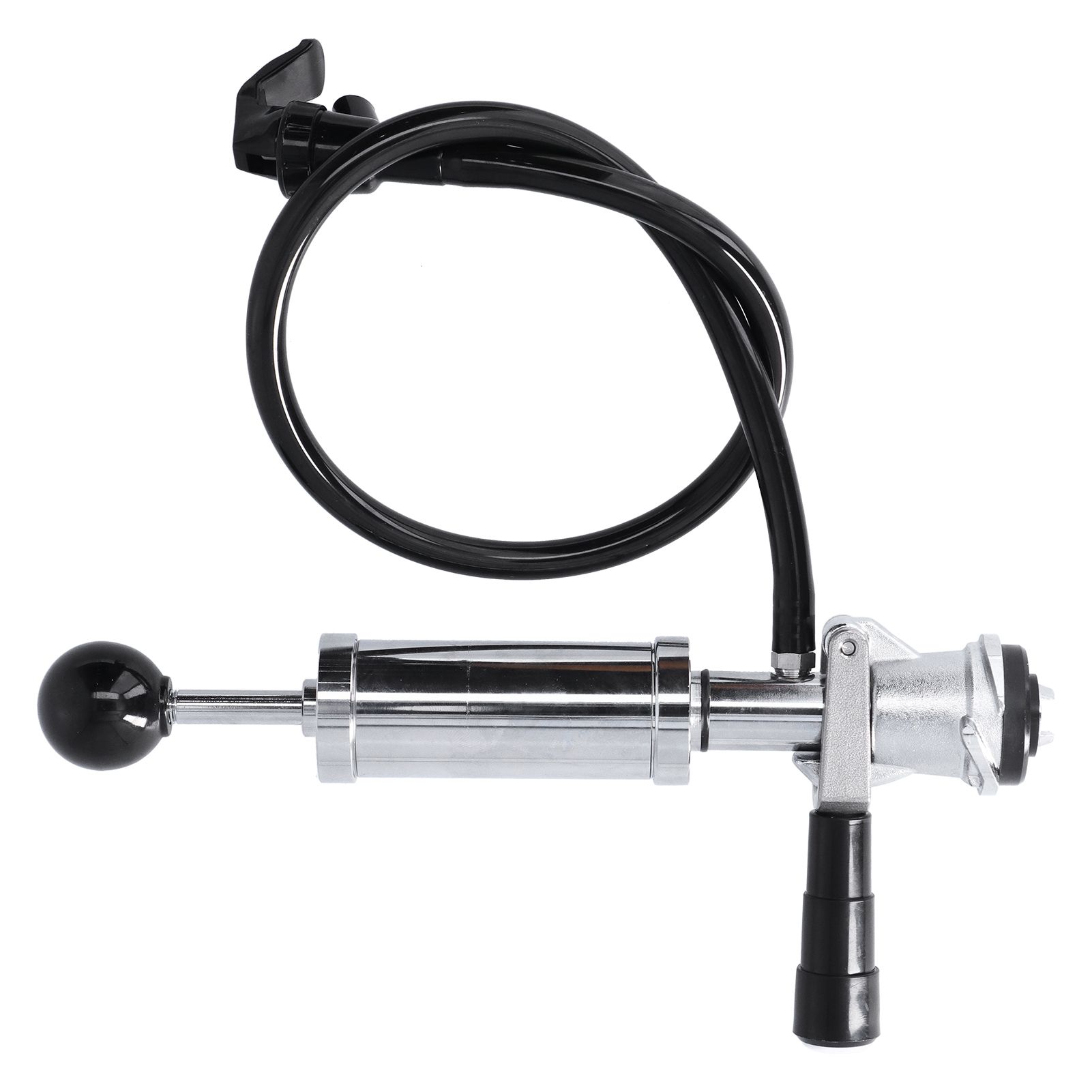 Beer Keg Pump with Black Beer Faucet Stainless Steel Draft Beer Party Pump for view 7