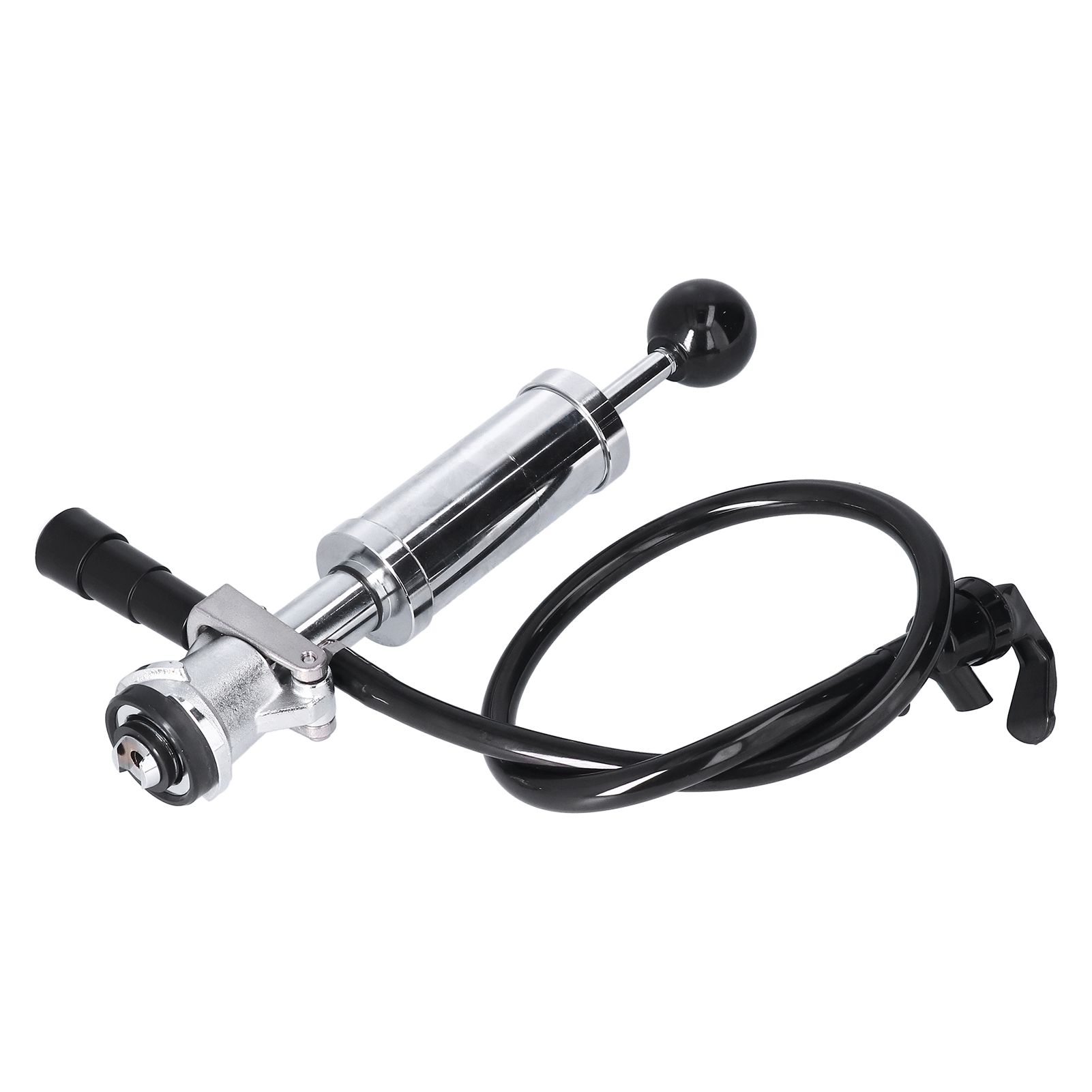 Beer Keg Pump with Black Beer Faucet Stainless Steel Draft Beer Party Pump for view 8