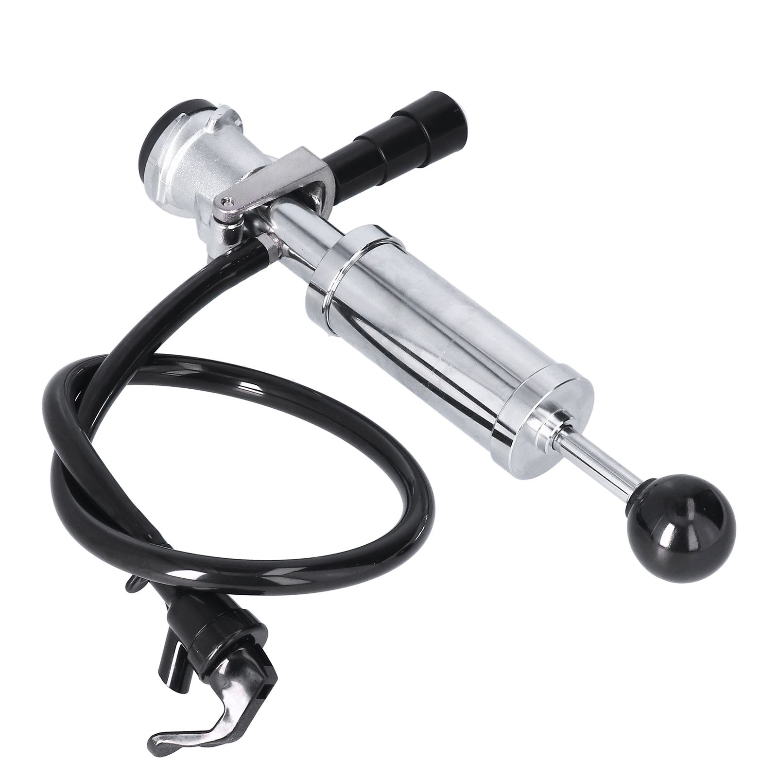 Beer Keg Pump with Black Beer Faucet Stainless Steel Draft Beer Party Pump for view 10